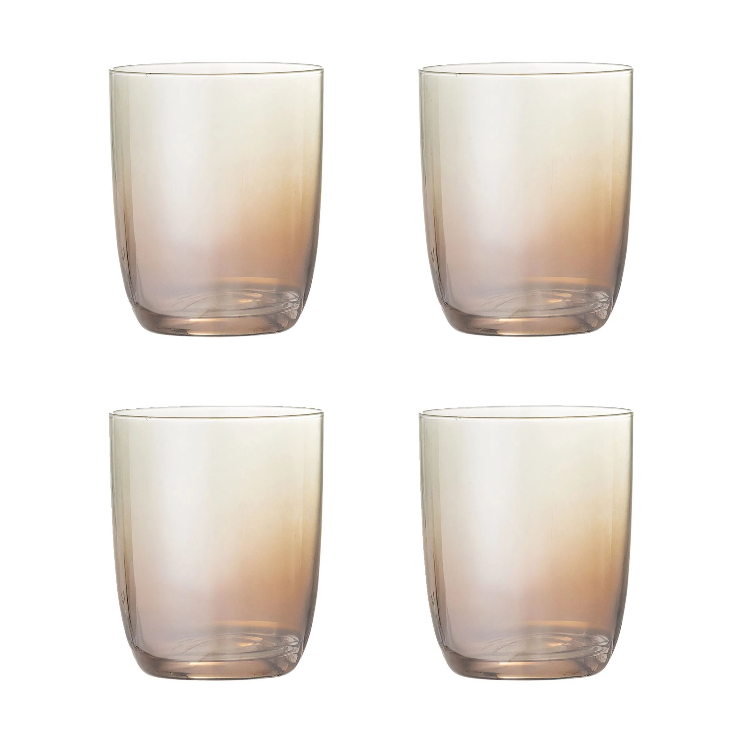 Bloomingville Vandglas Aston Vandglas - 4 stk. i Bronze, 1