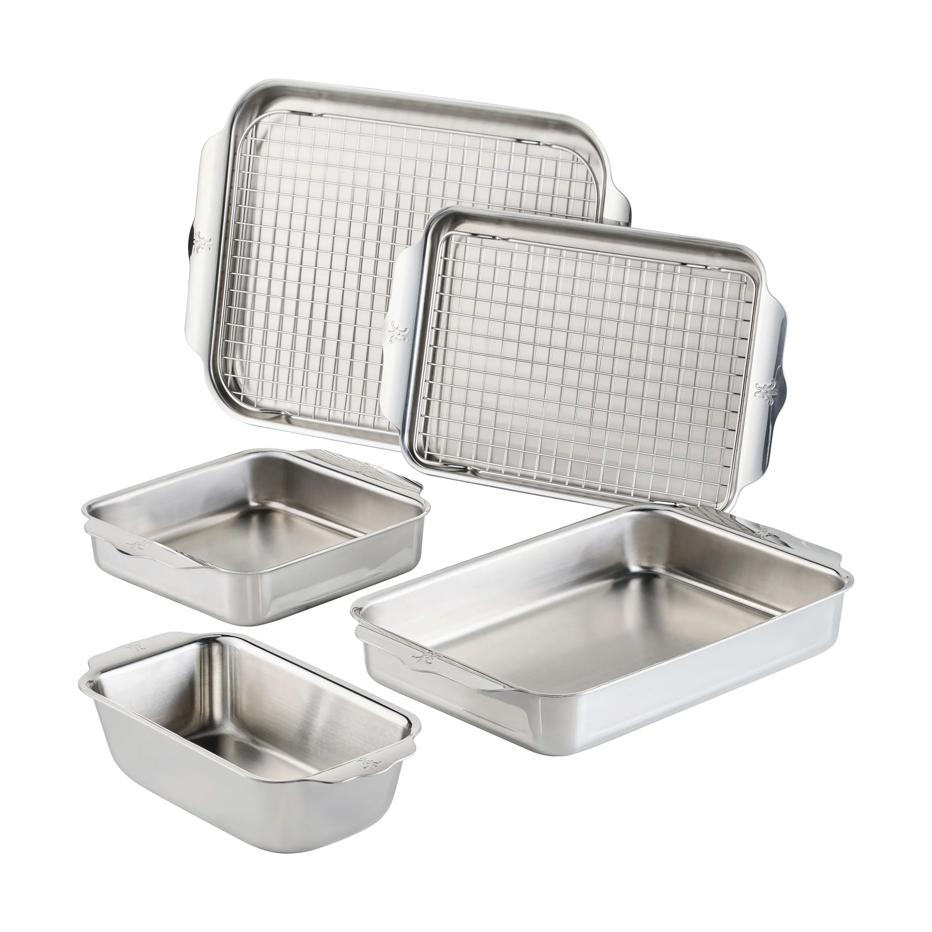 Hestan Bradepander OvenBond Bagesæt - 7 dele i Rustfrit stål, 1