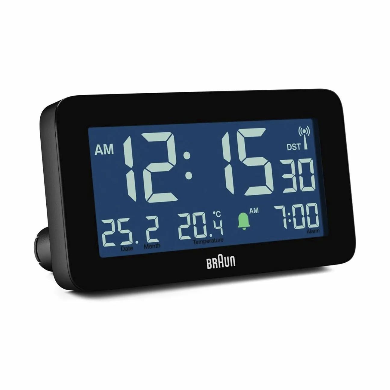 Braun Vækkeure Vækkeur BC10-DCF i sort/sort, 1