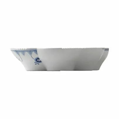 Royal Copenhagen Serveringsfade Blå Elements Fad i Koboltblå/hvid, 19 cm, 4