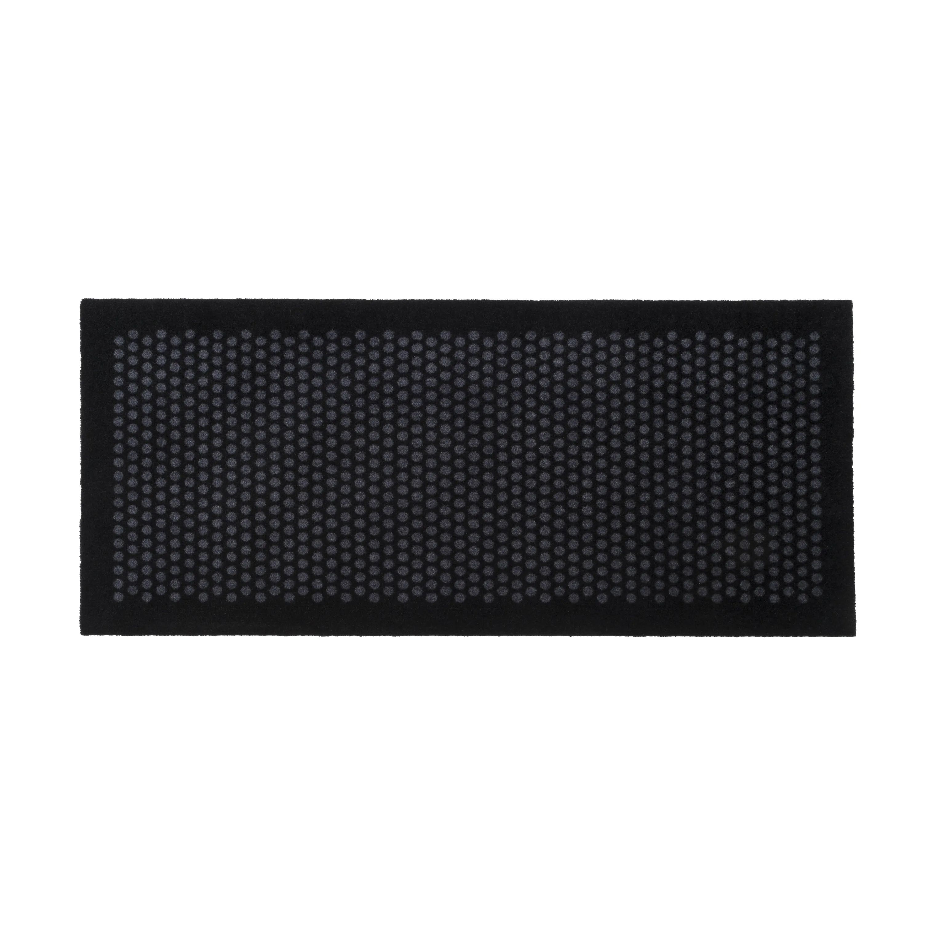 Tica Copenhagen Gulvtæpper Dot Gulvtæppe i Sort/grå, B67 x L150 cm, 1