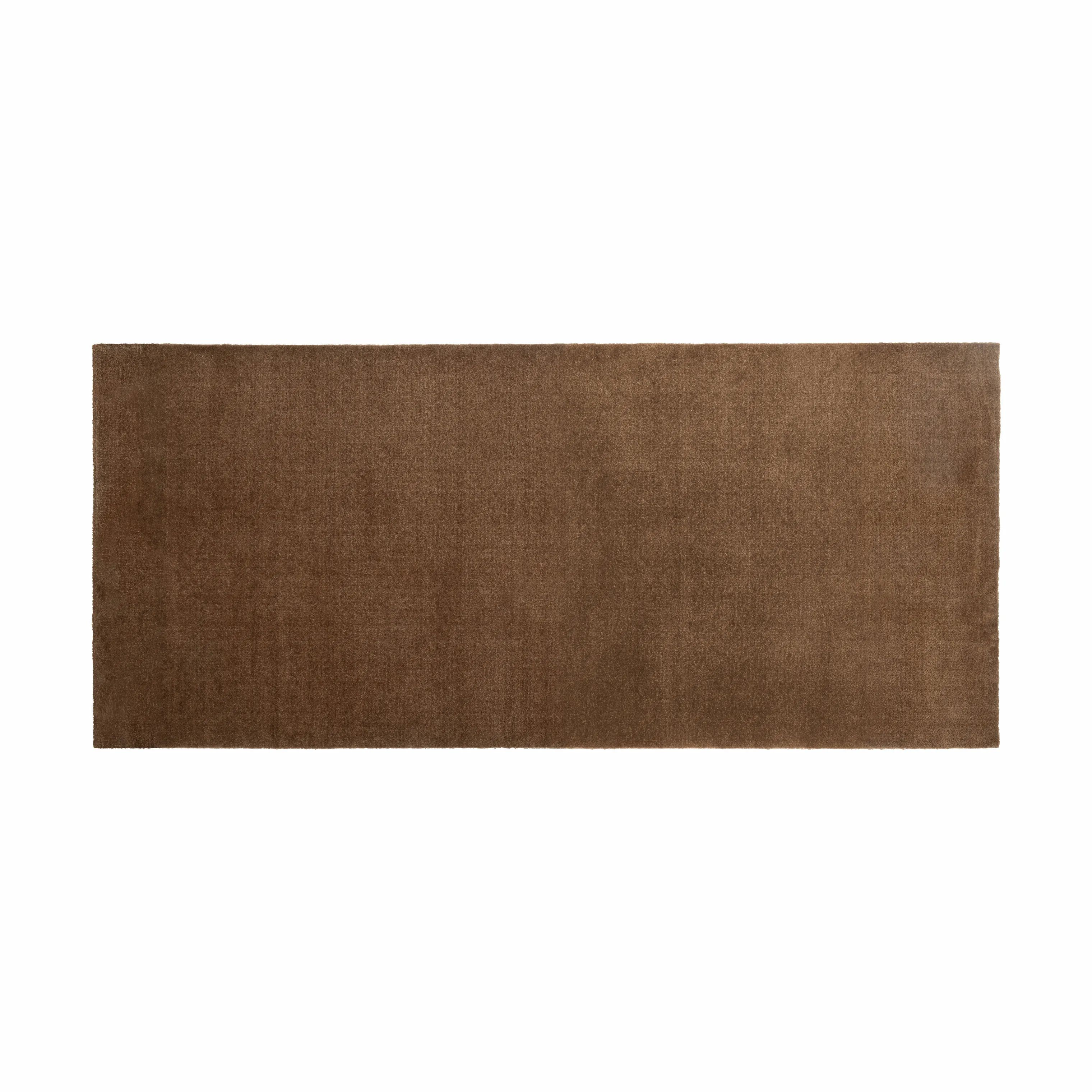 Tica Copenhagen Gulvtæpper Uni Color Gulvtæppe i cognac, B90 x L200 cm, 1