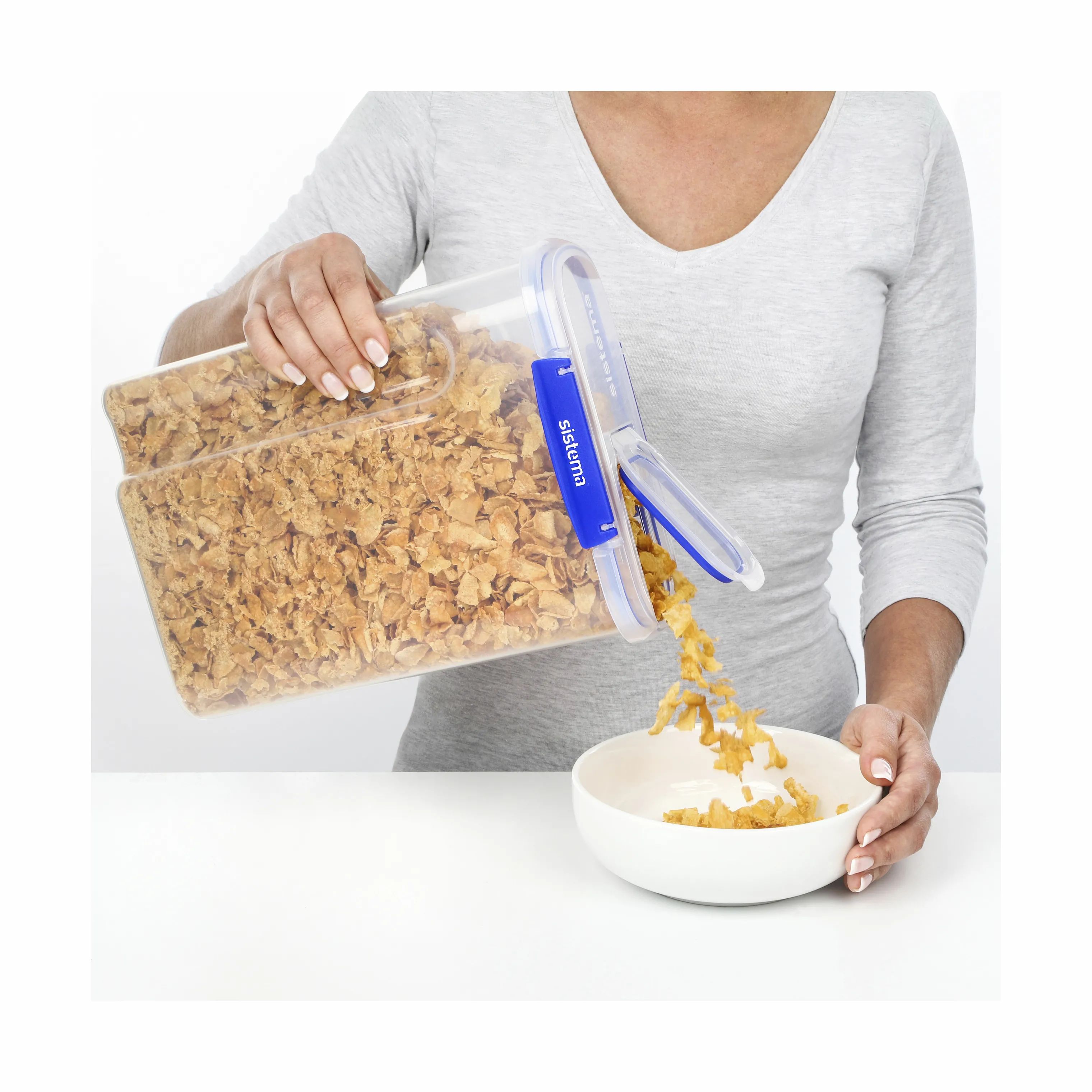 Sistema Opbevaringsbokse Cereal Klip It Plus Opbevaringsboks i 4.2 L, 2