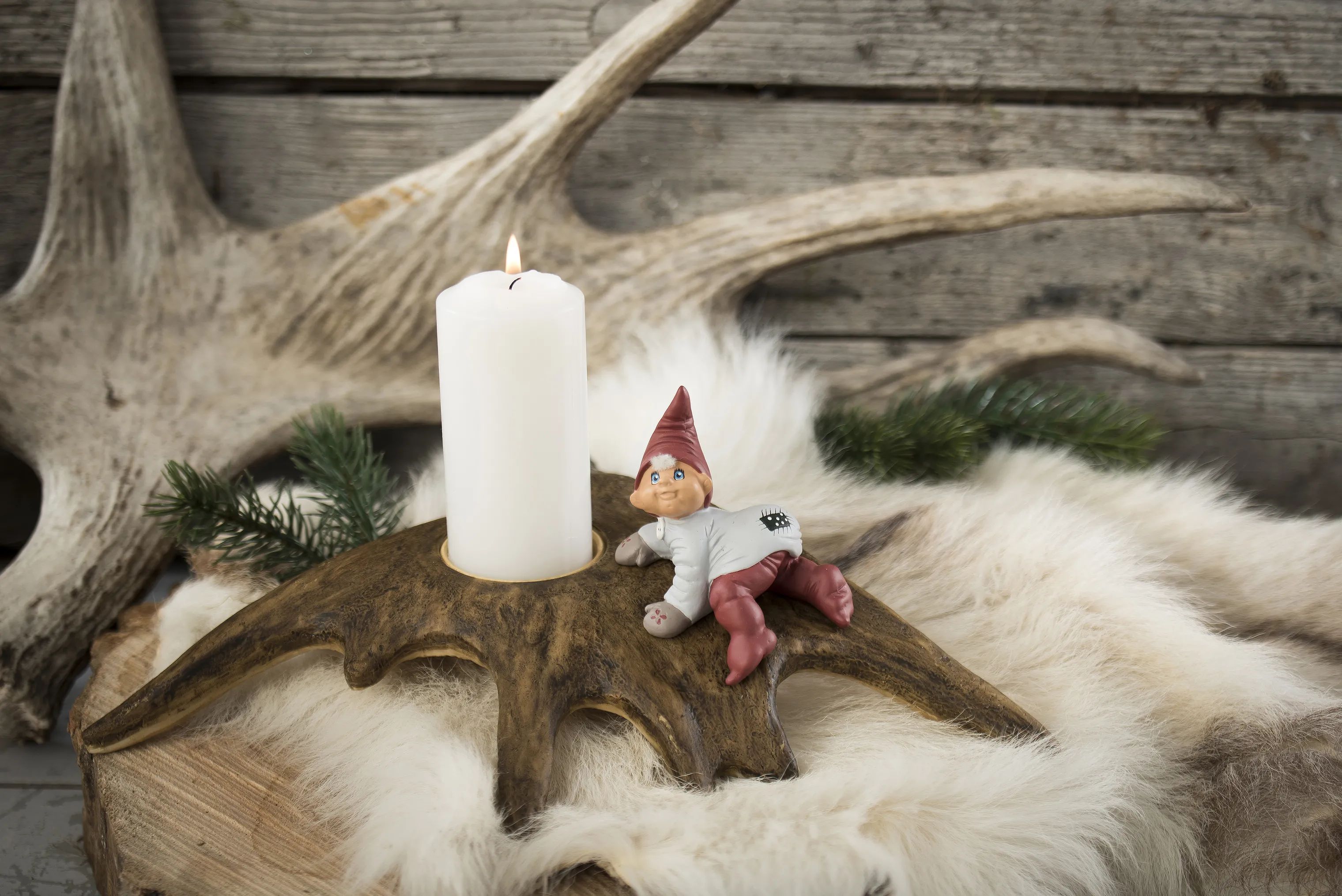 Klarborg Jule- og adventsstager Kalenderstage - Elliot i Multifarvet, 12 cm, 2