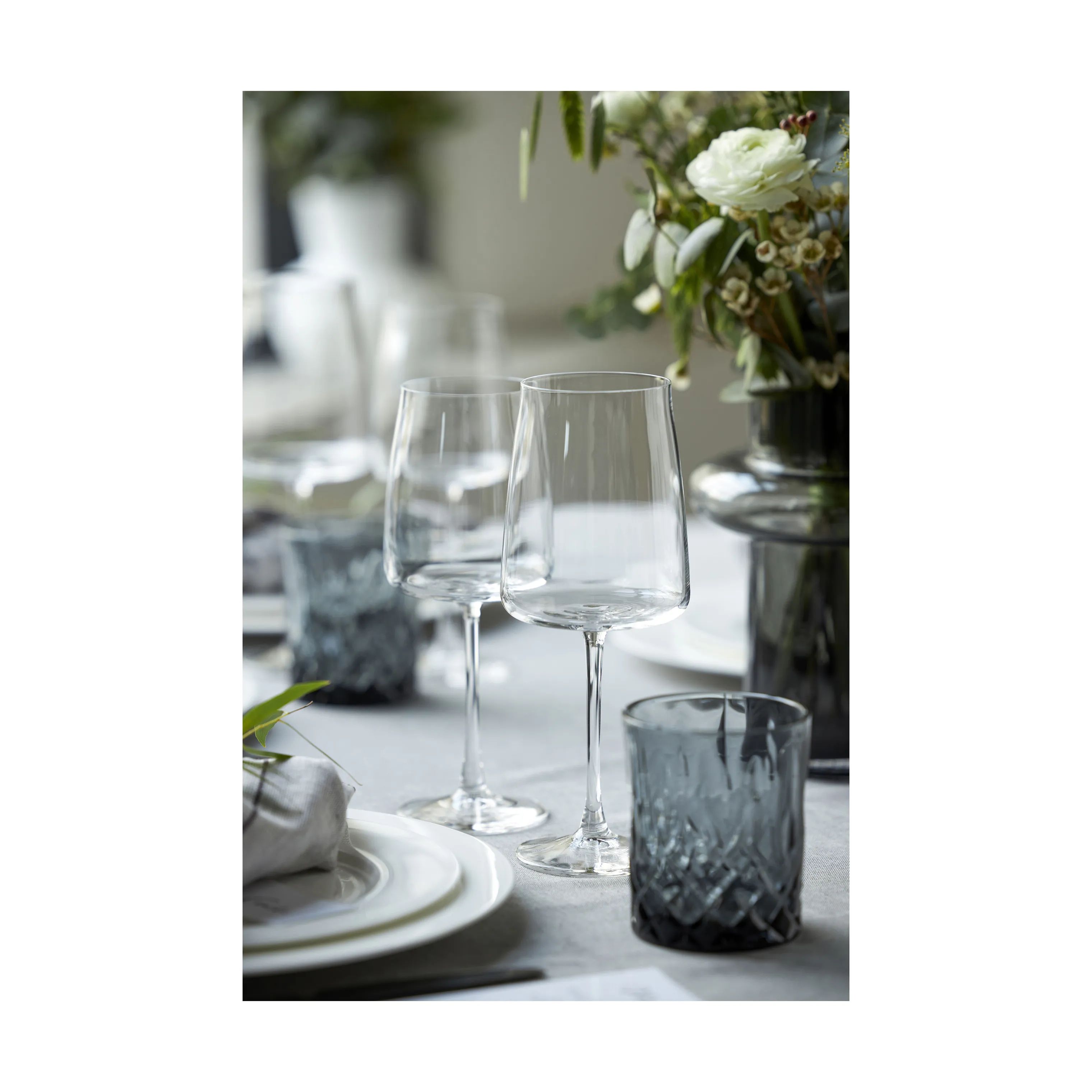 Lyngby Glas Rødvinsglas Zero Rødvinsglas - 4 stk. i Klar, 54 cl, 10