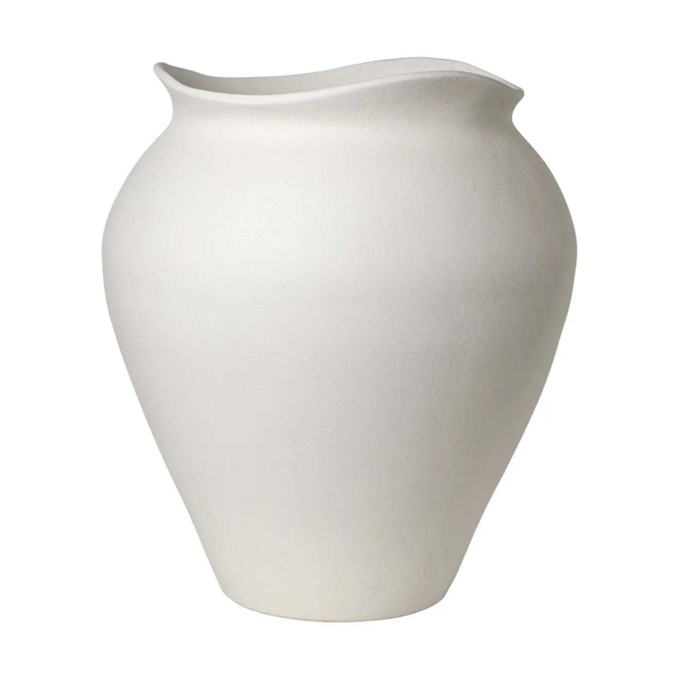 Broste Copenhagen Vaser Florentina Gulvvase i Hvid, H57 x Ø50, 1