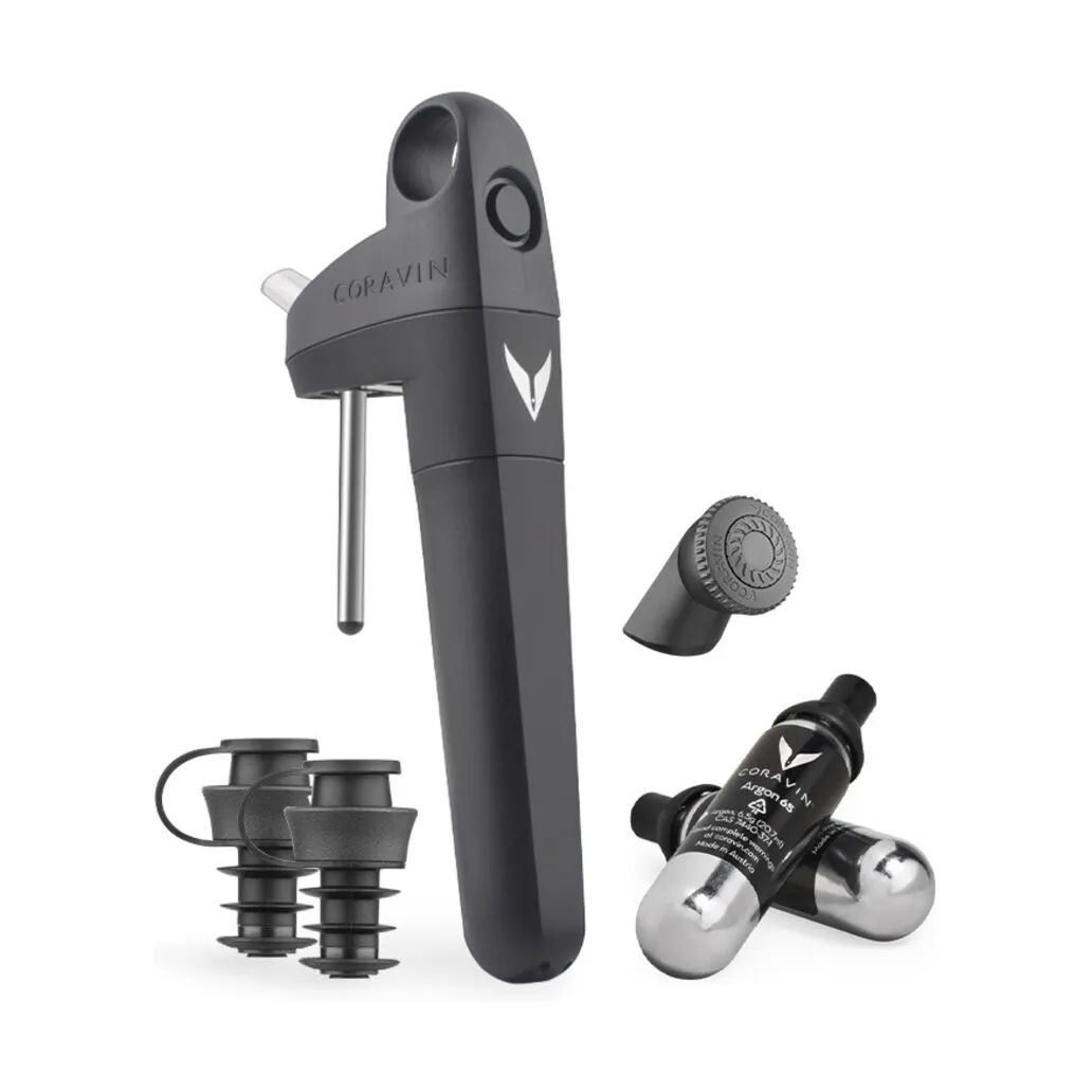 Coravin Vinpumper Pivot+ Vinbevaringssystem i Sort, 7