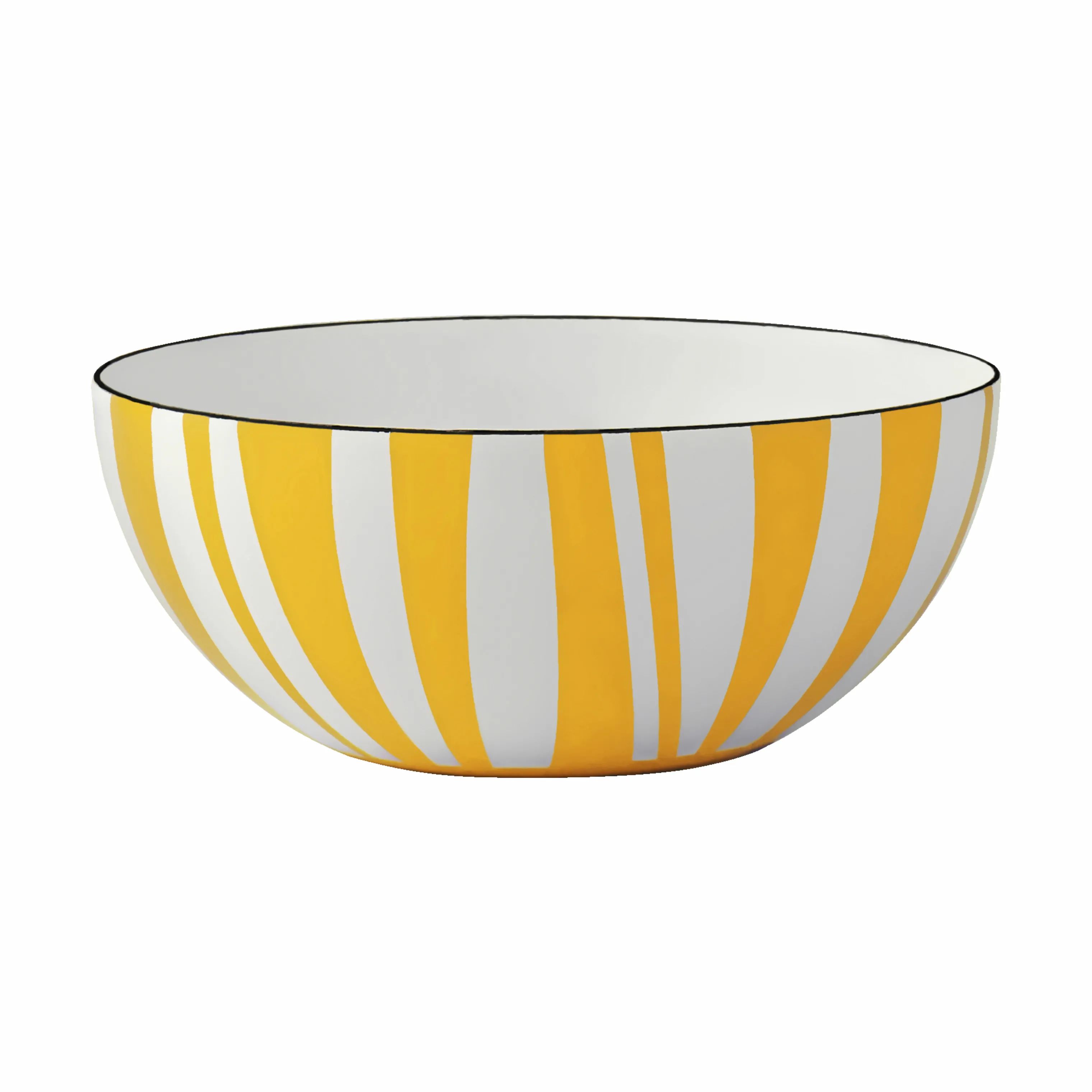 Cathrineholm Serveringsskåle Stripes Skål i Gul, 14 cm, 1