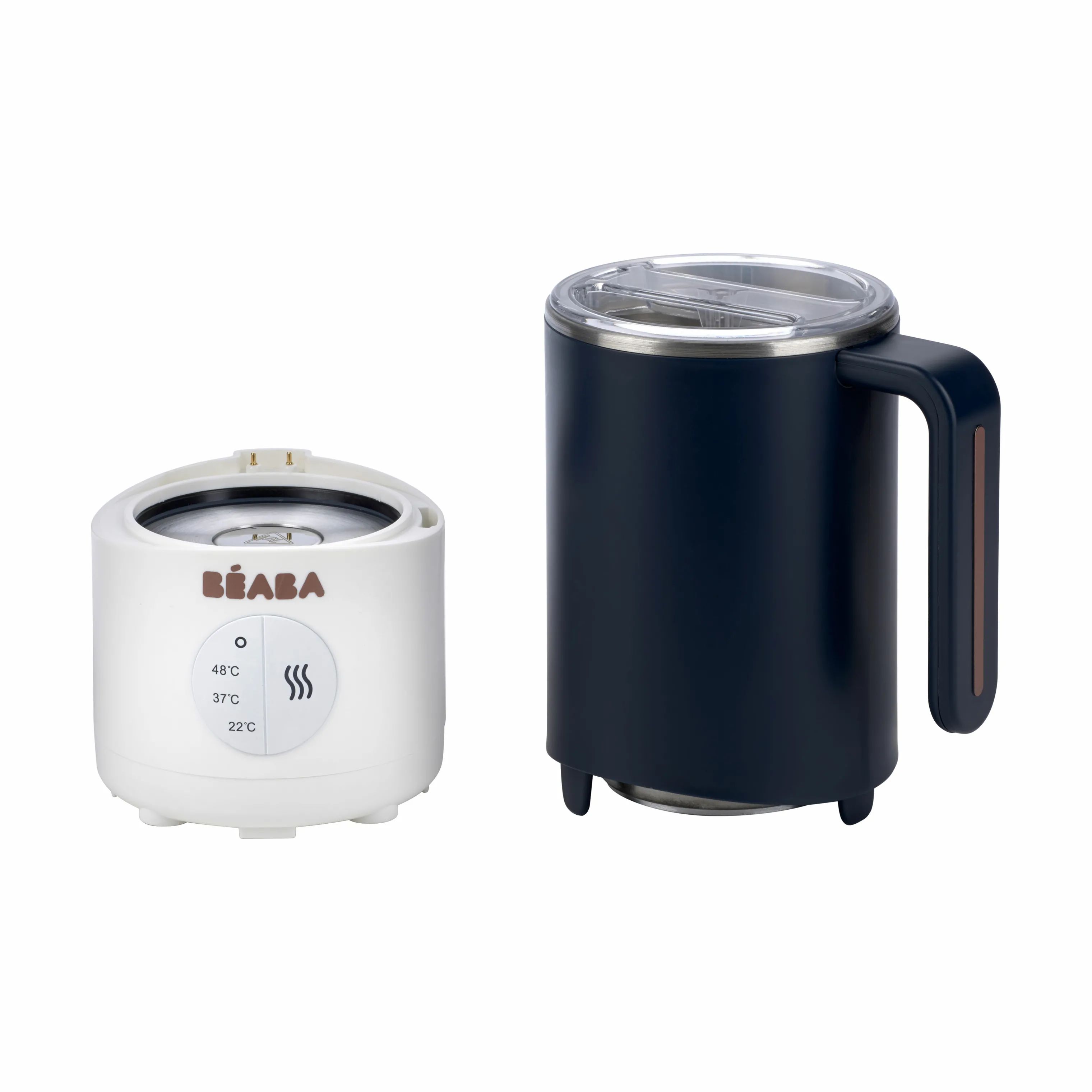 Béaba Madtilberedning Milk Prep Mælkevarmer i Blå, 2