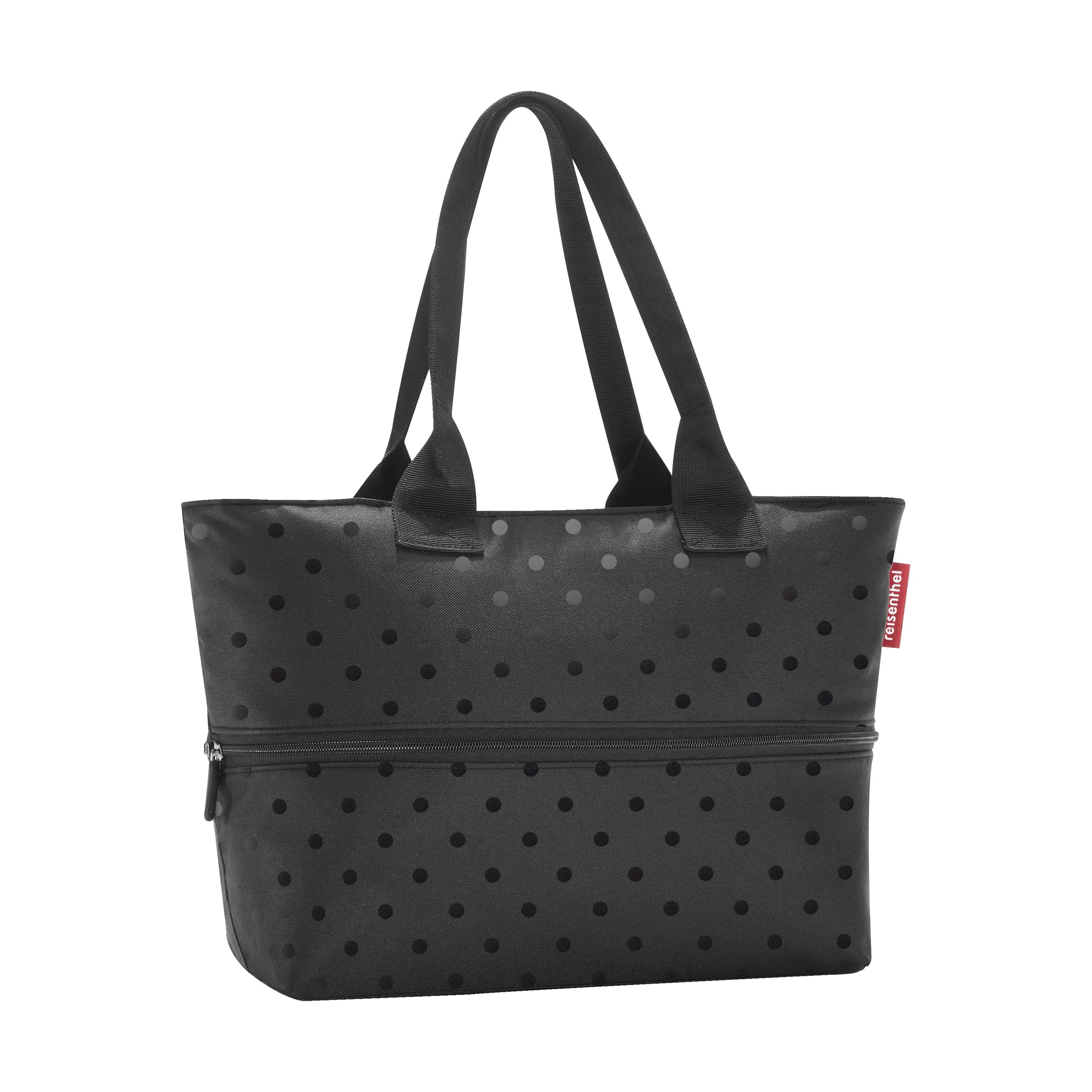 Reisenthel Indkøbskurve Shopper E1 i Sort med prikker, 1