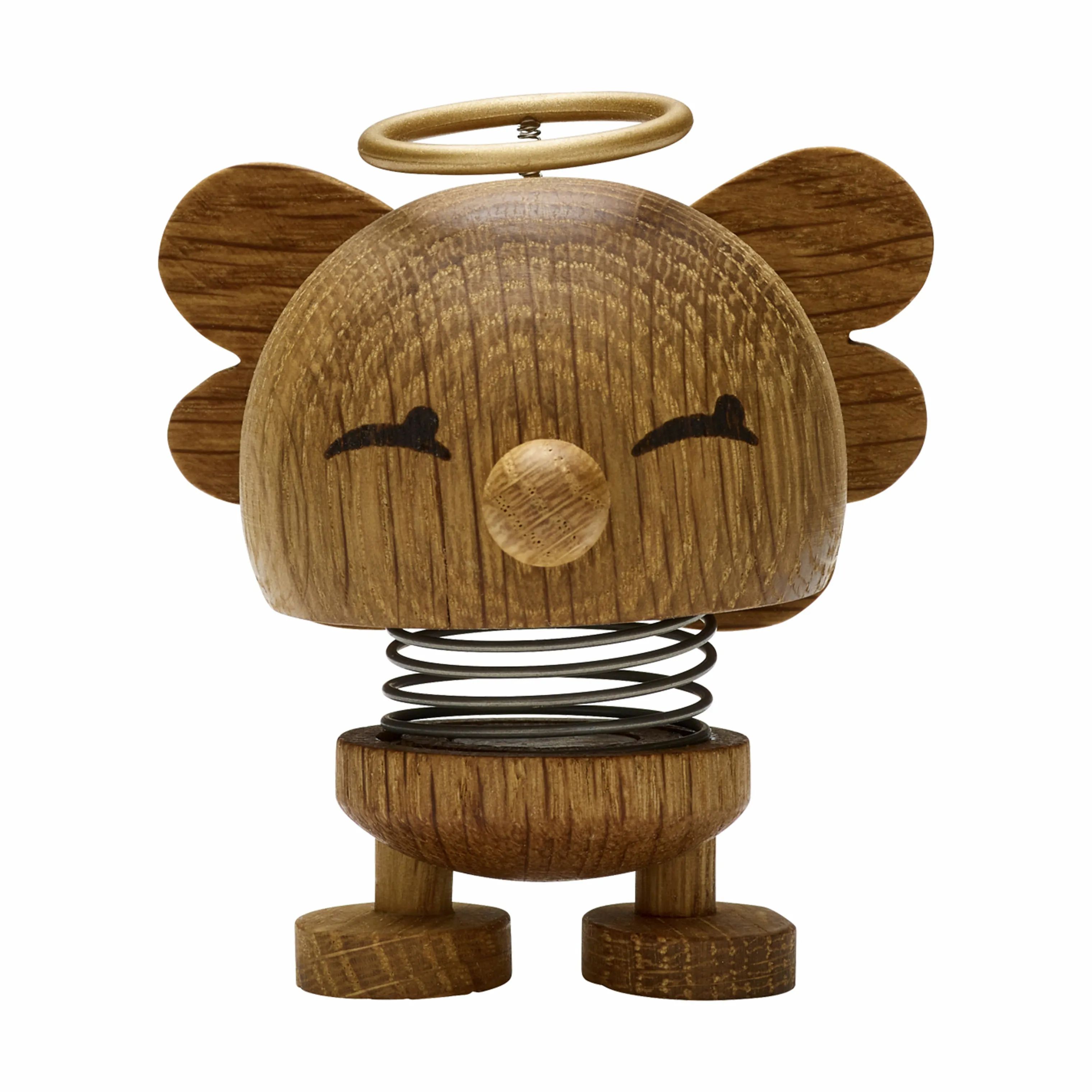 Hoptimist Øvrige figurer Christmas Bimble - Engel i Egetræ, 7,1 cm, 1