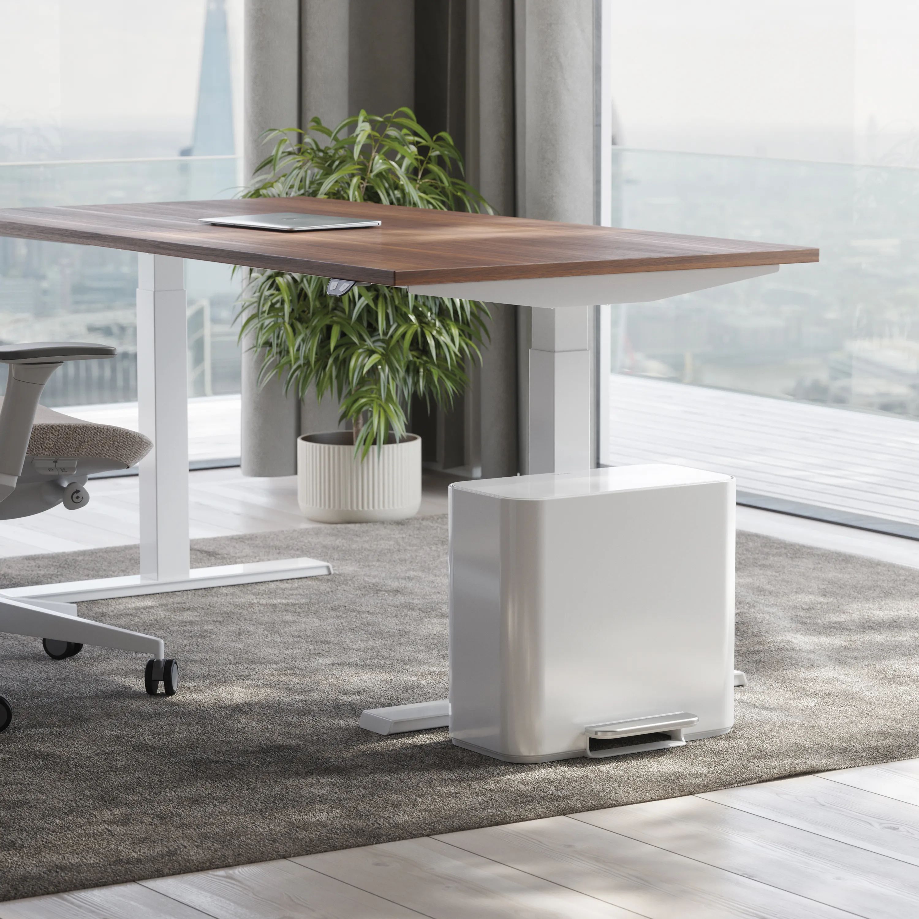 Simplehuman Pedalspande Mini Pedalspand i Hvid, 2
