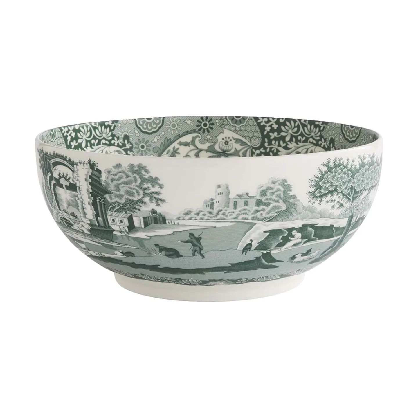 Spode Serveringsskåle Heritage Green Italian Skål i Grøn/hvid, 1