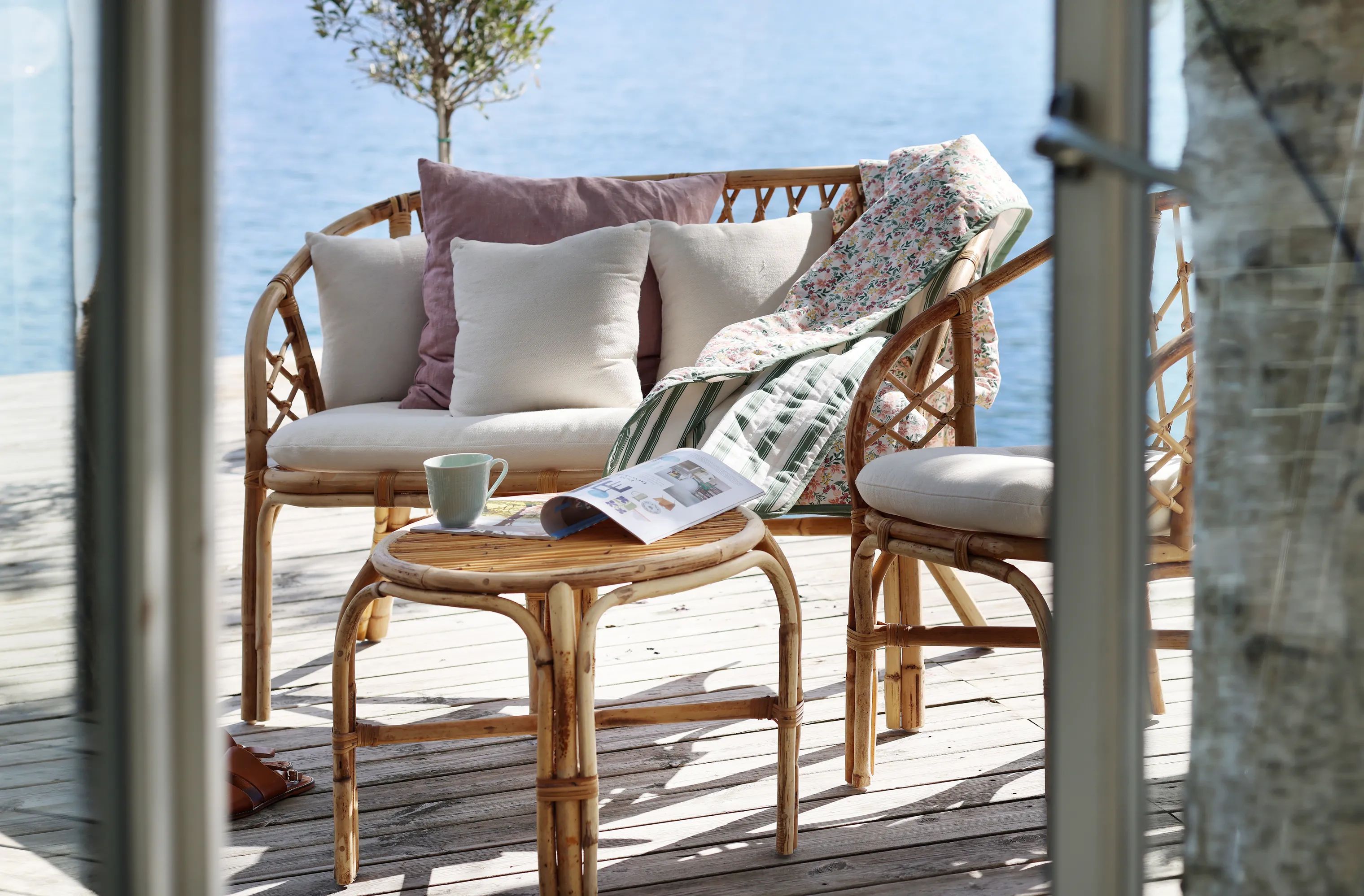 CASA Living Havebænke Bænk i Rattan, 4