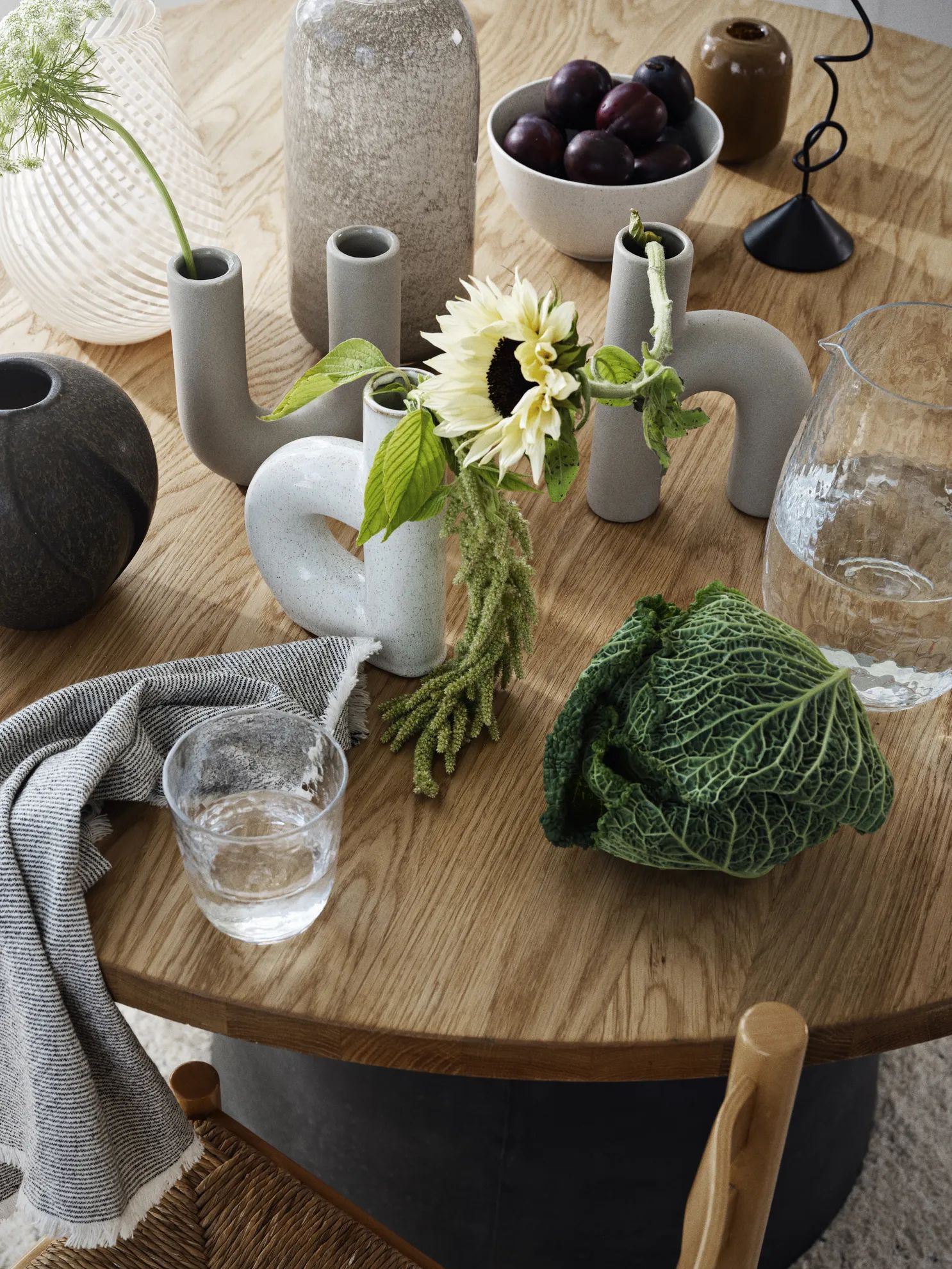 Broste Copenhagen Vaser Hector Vase - U i U/Grå, 2