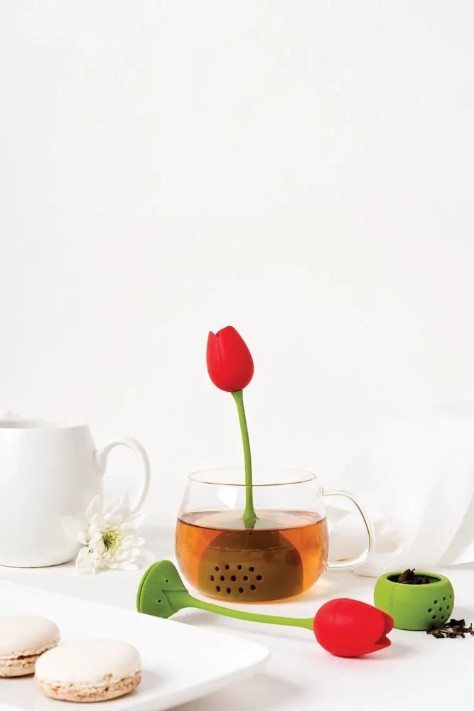 OTOTO Teæg Tulip Tefilter i Grøn/rød, 2