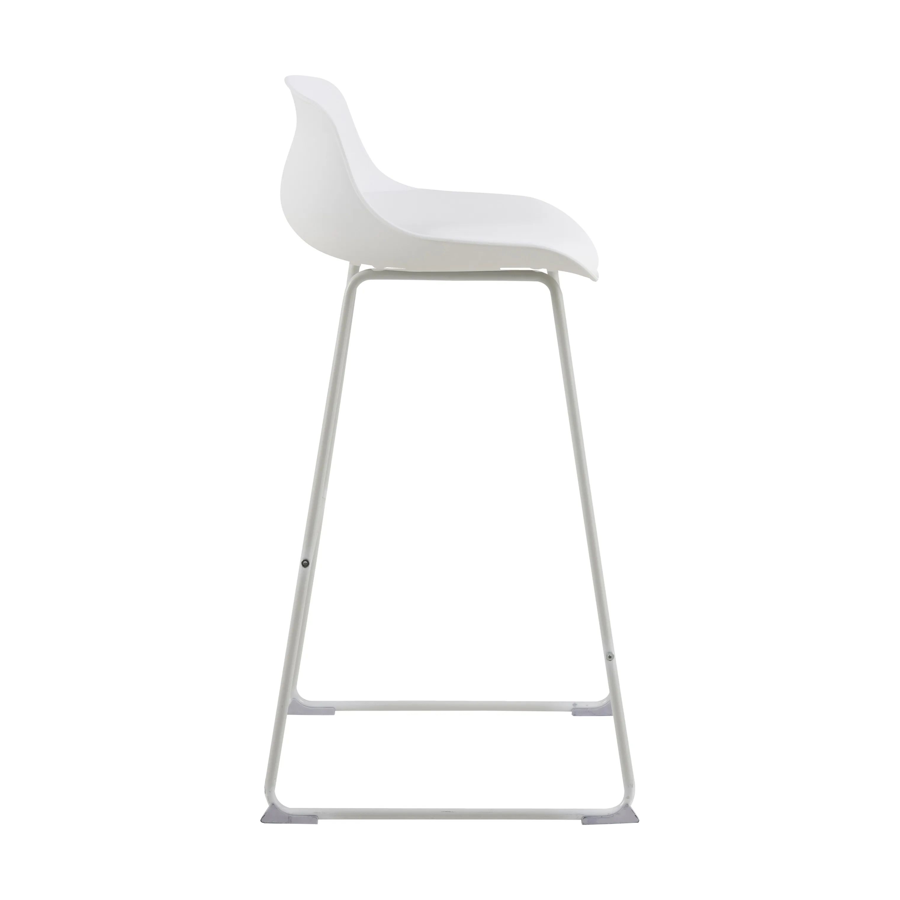 CASA Living Barstole Tina Barstol - 2 stk i Hvid, H94 x B43 cm, 4