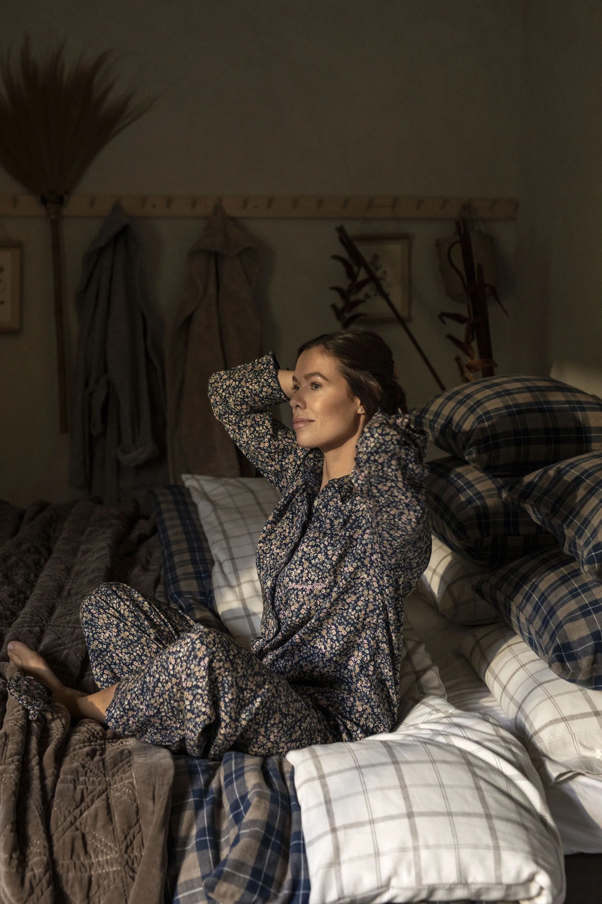 Lexington Pyjamas Comforts of Fall Pyjamassæt - 2 dele i XL, 2