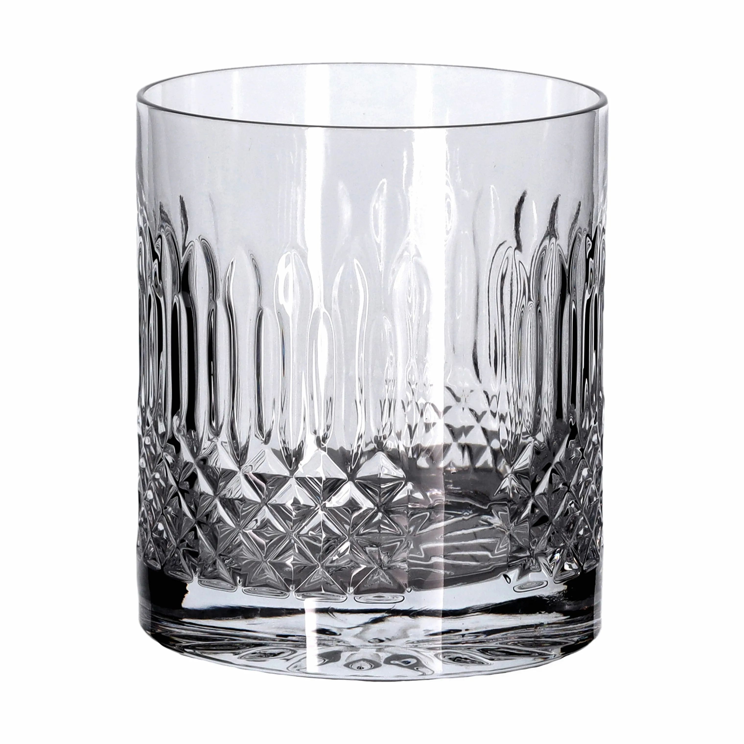 Luigi Bormioli Vandglas Diamante Vand-/whiskyglas - 4 stk. i Klar, 38 cl, 3