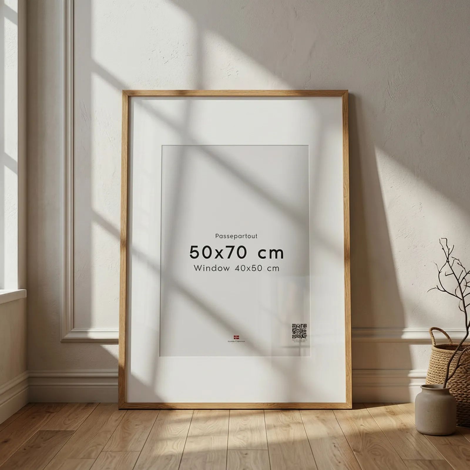 Poster&Frame Billedrammer Passepartout i Hvid, 70 cm, 3