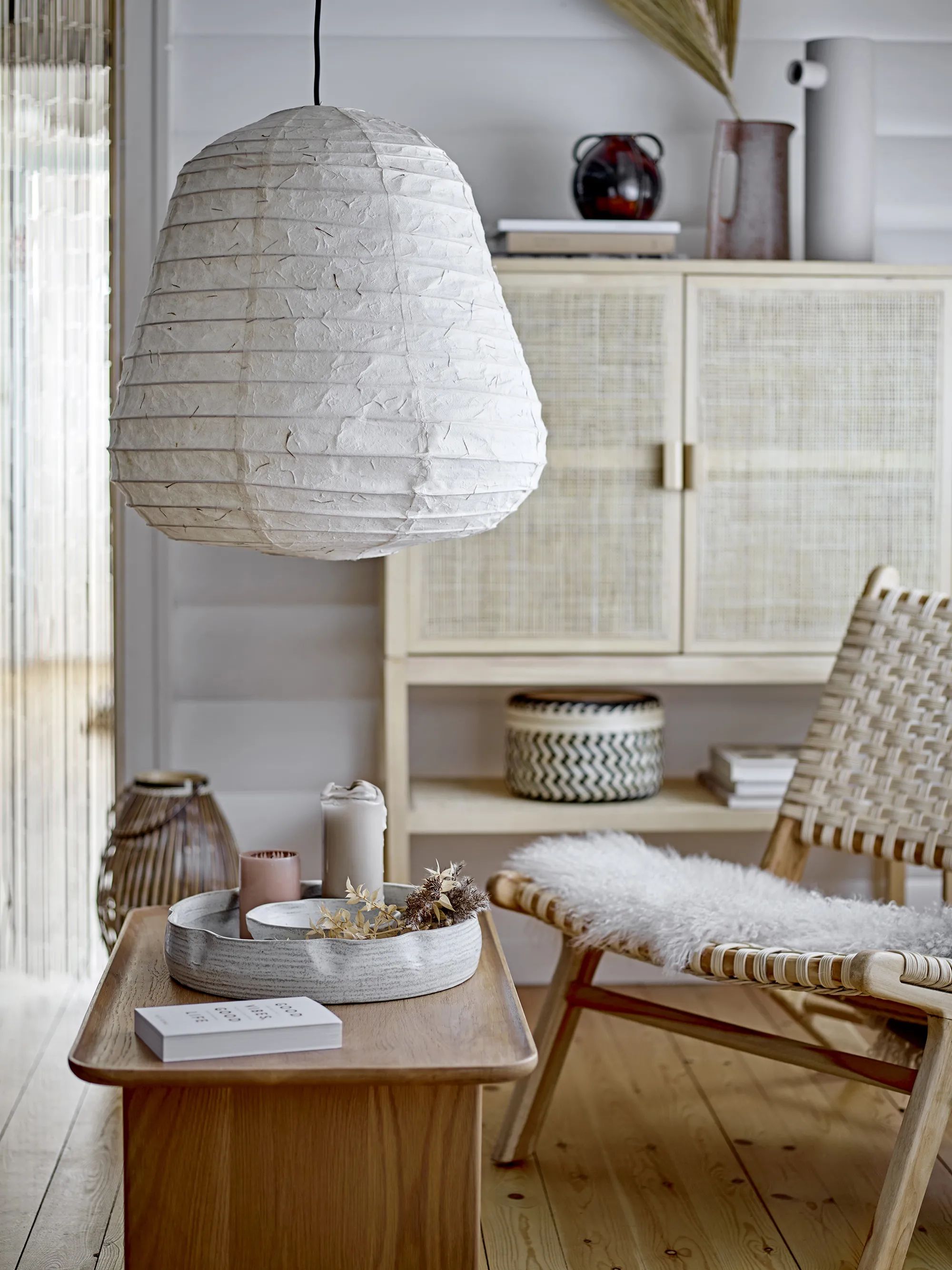 Bloomingville Pendler Leena Pendel i Hvid, 2