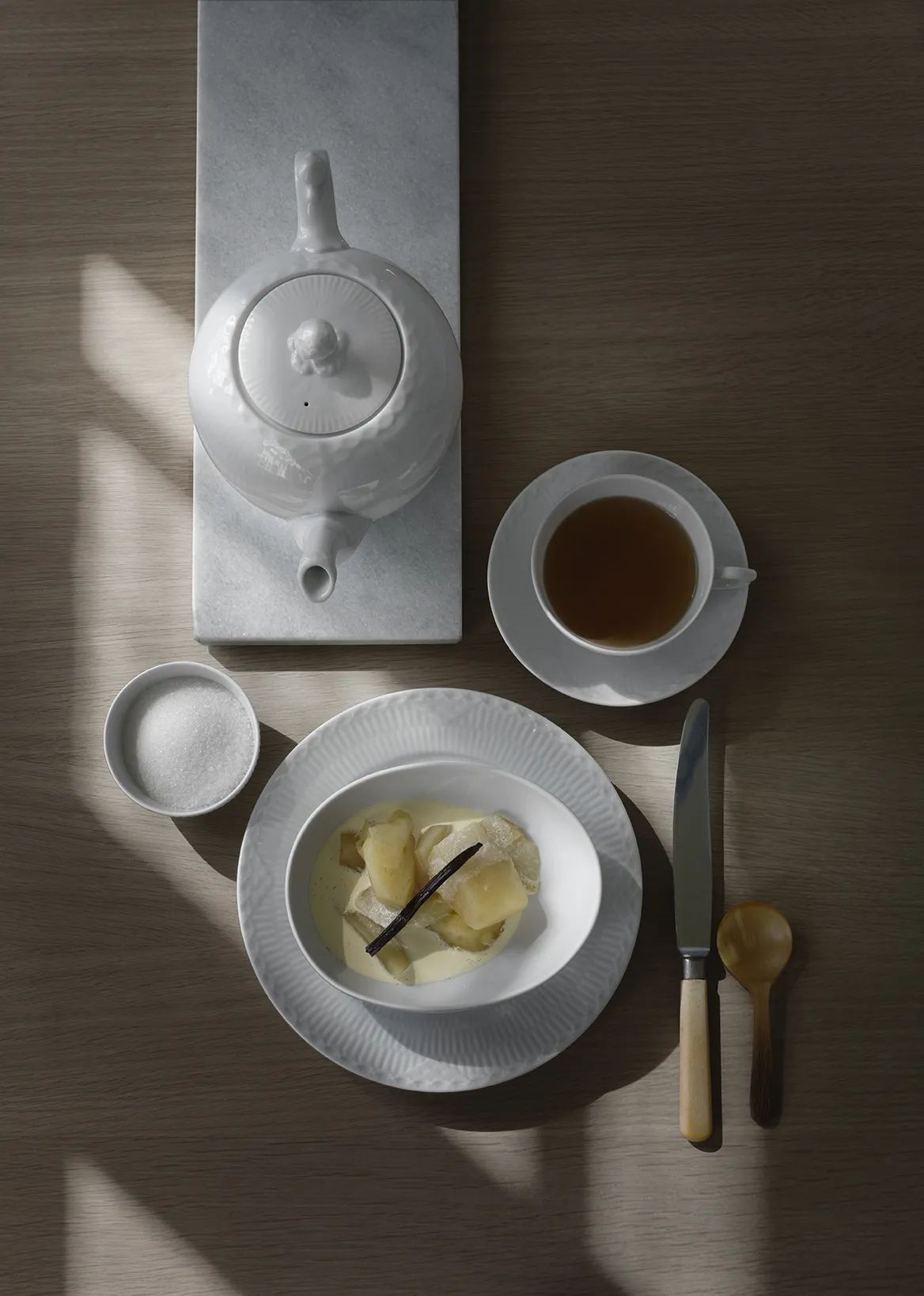 Royal Copenhagen Tekander Hvid Halvblonde Tekande i Hvid, 3