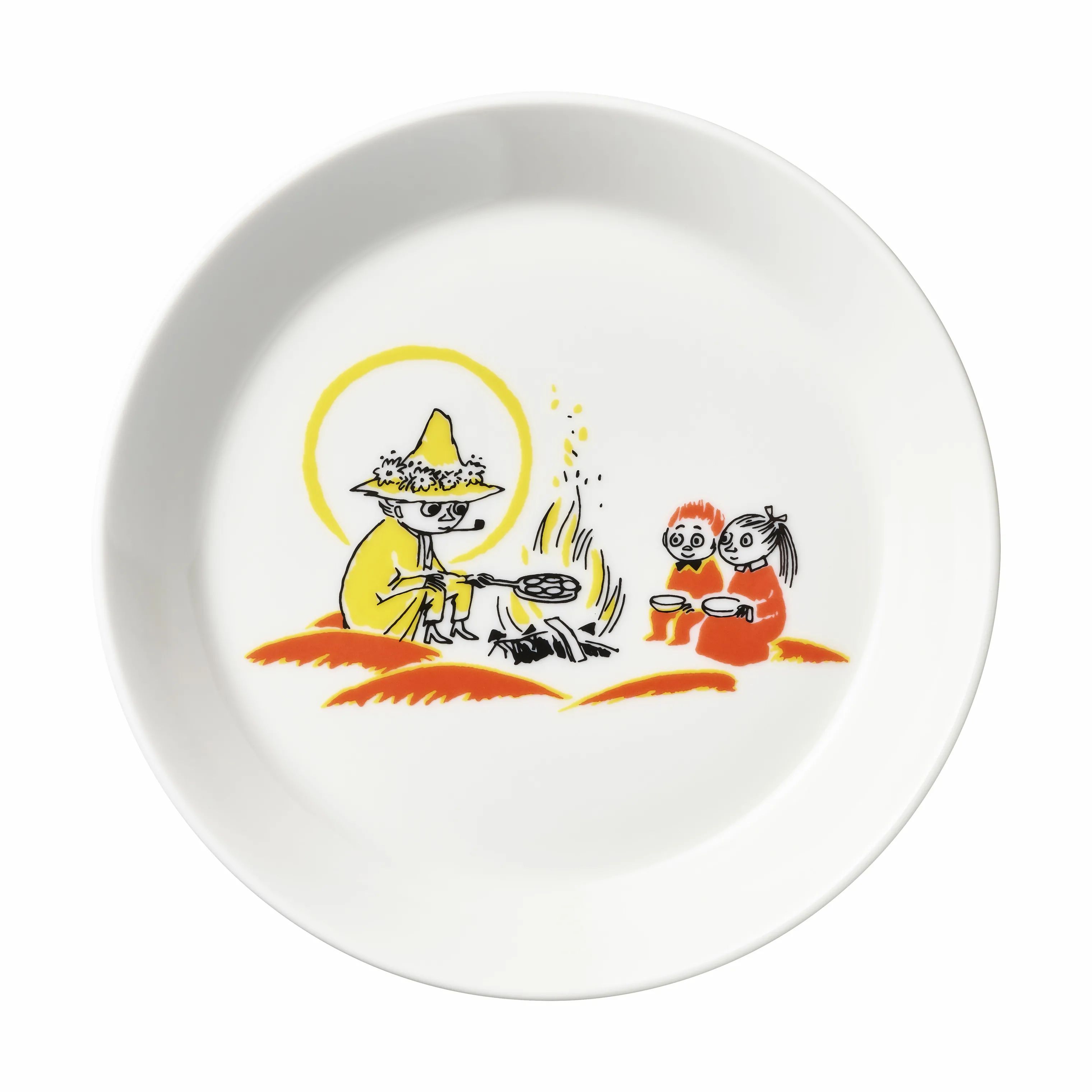 Moomin Arabia Frokosttallerkener Mumi Arabia Tallerken - Mumrikken i Multifarvet, 1