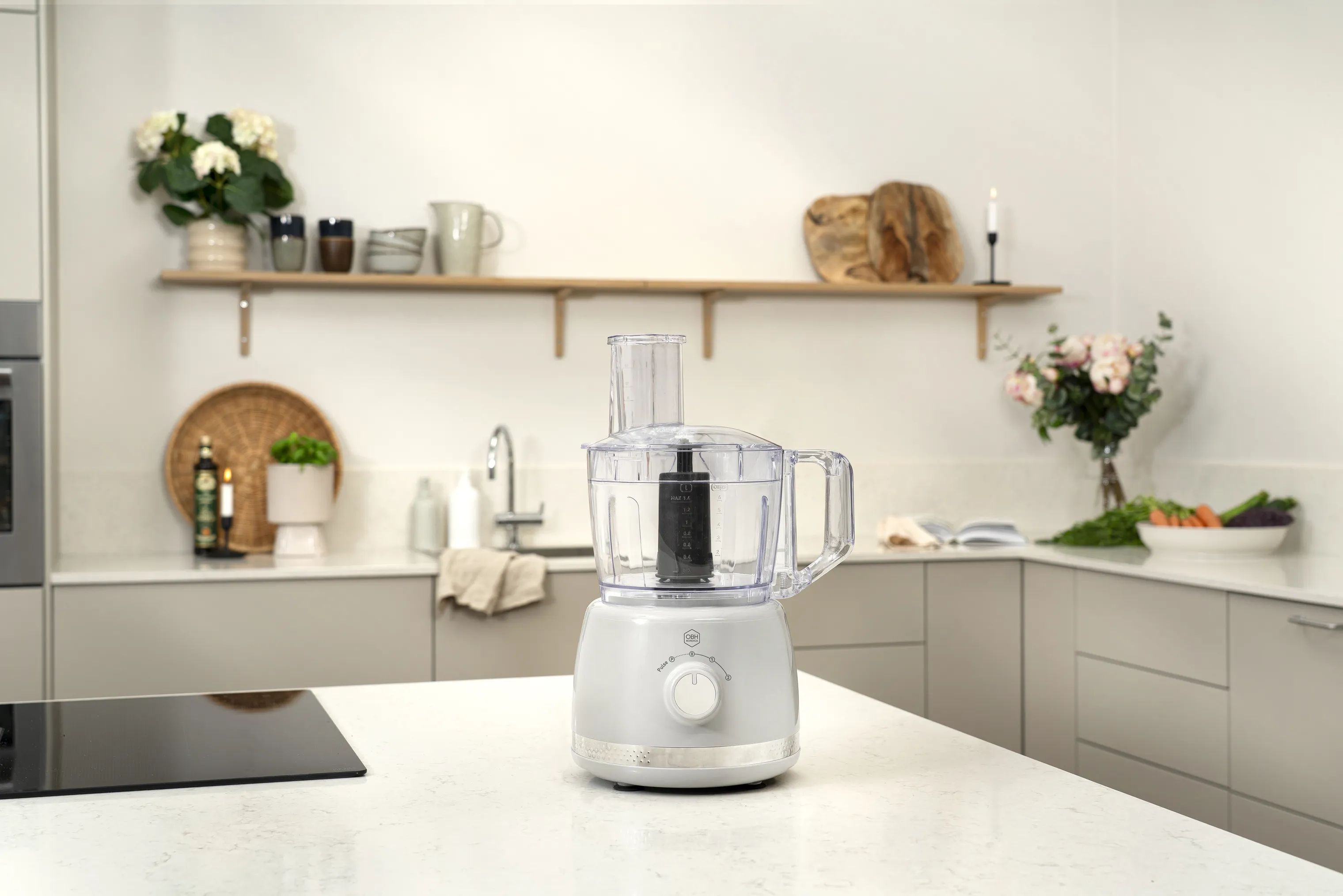 OBH Nordica Foodprocessorer Soleil Foodprocessor i Grå, 3