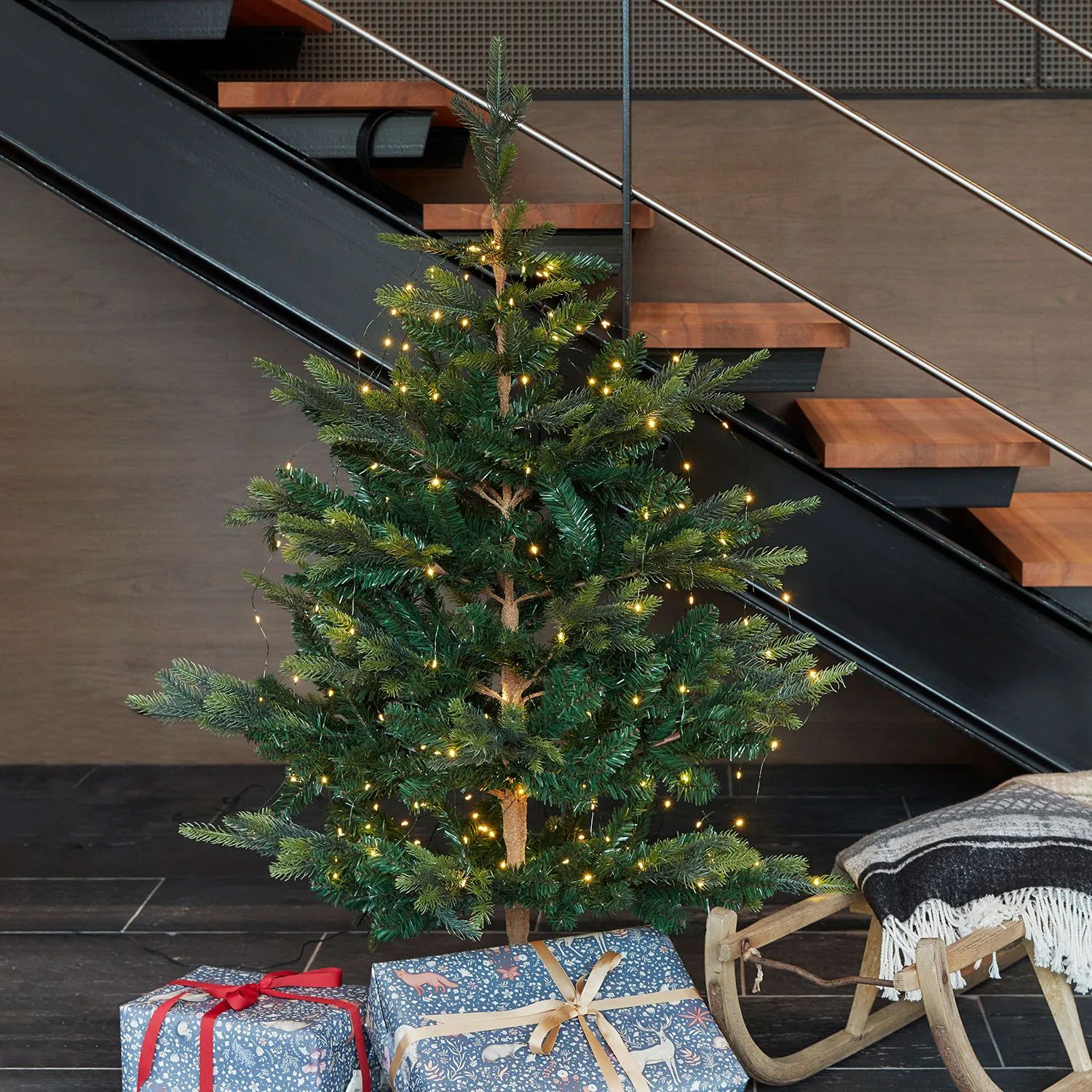Sirius Juletræer Axel Kunstigt Juletræ m. LED i 120 cm, 2