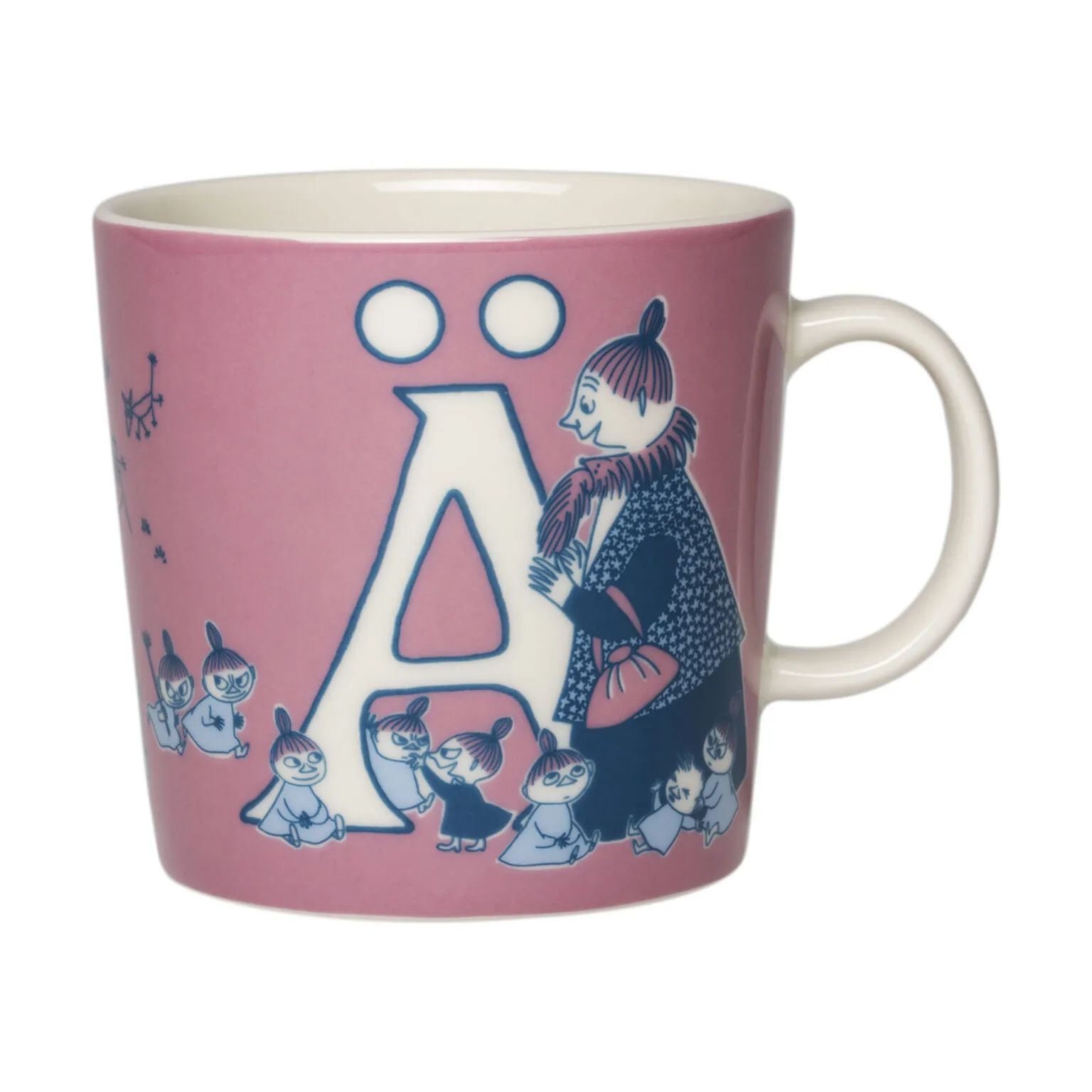 Moomin Arabia Krus og kopper med hank ABC Krus - Å i Multifarvet, 1