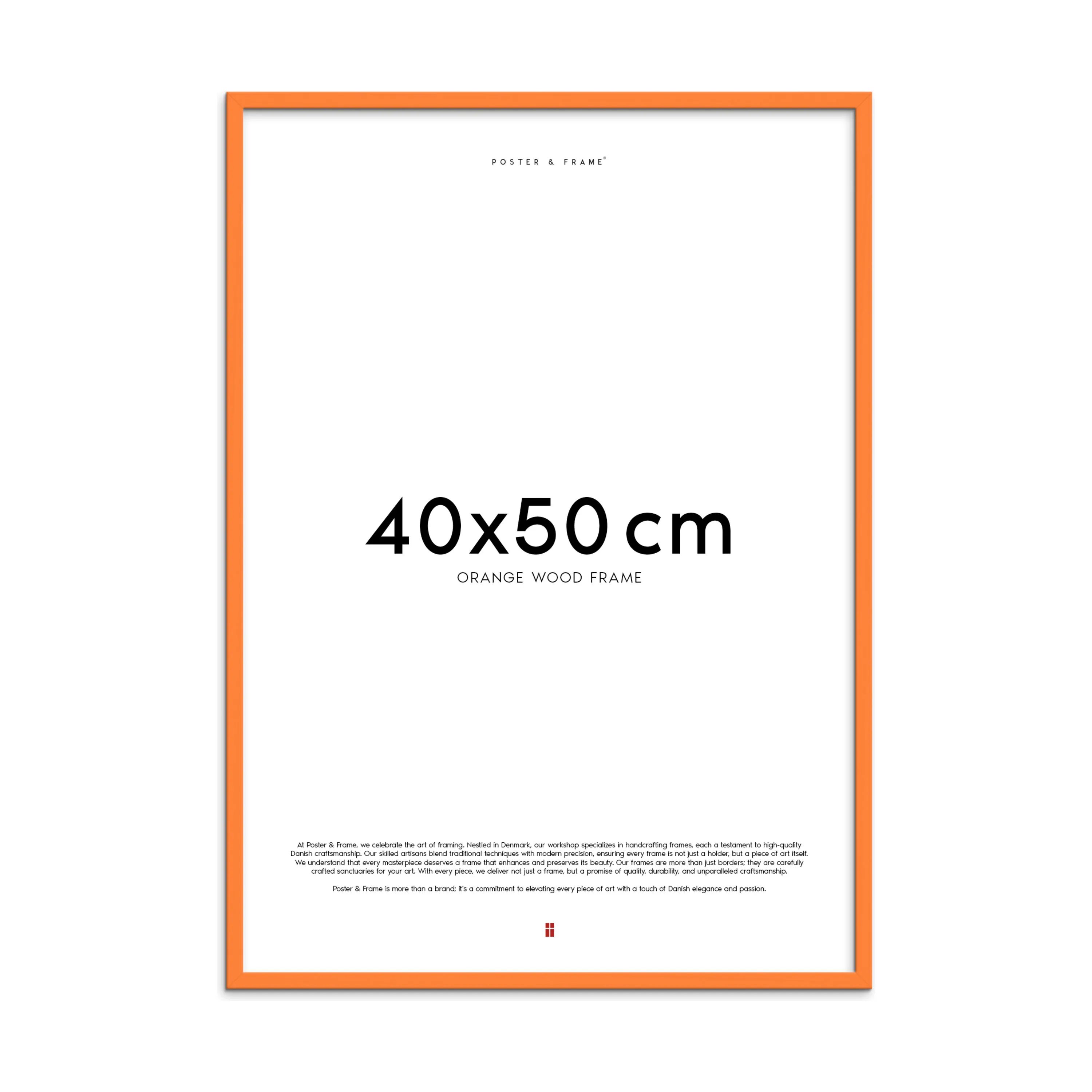 Poster&Frame Billedrammer Billedramme i Orange, 1