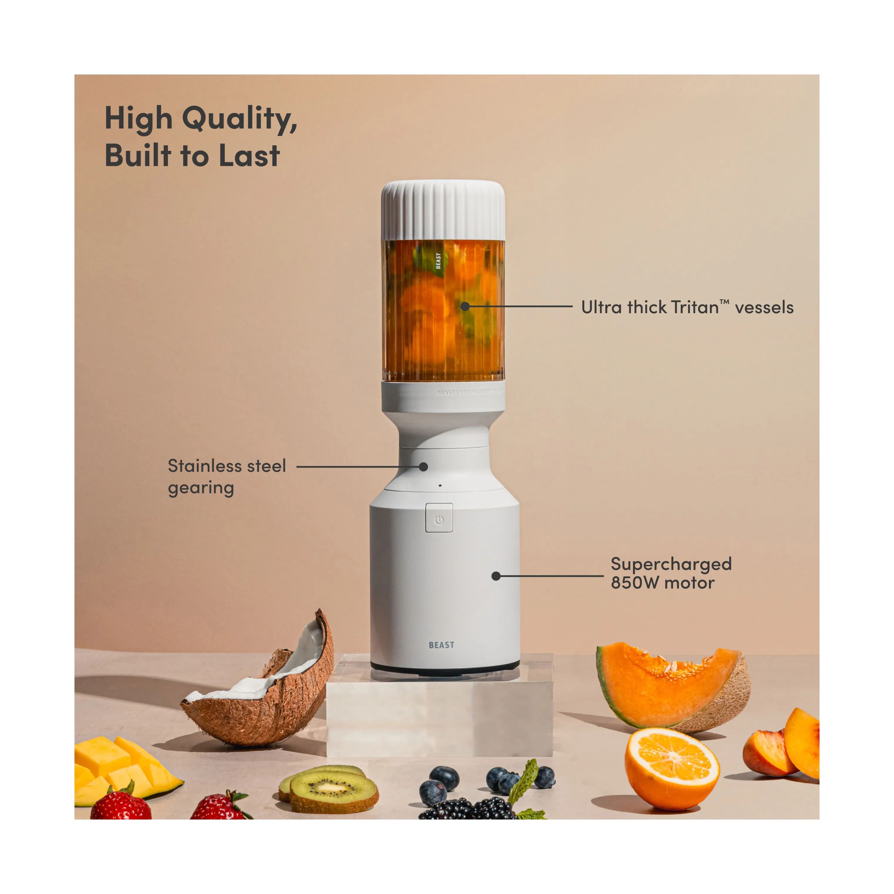 Beast Smoothieblendere Mighty Plus Blender i Cloud white, 2