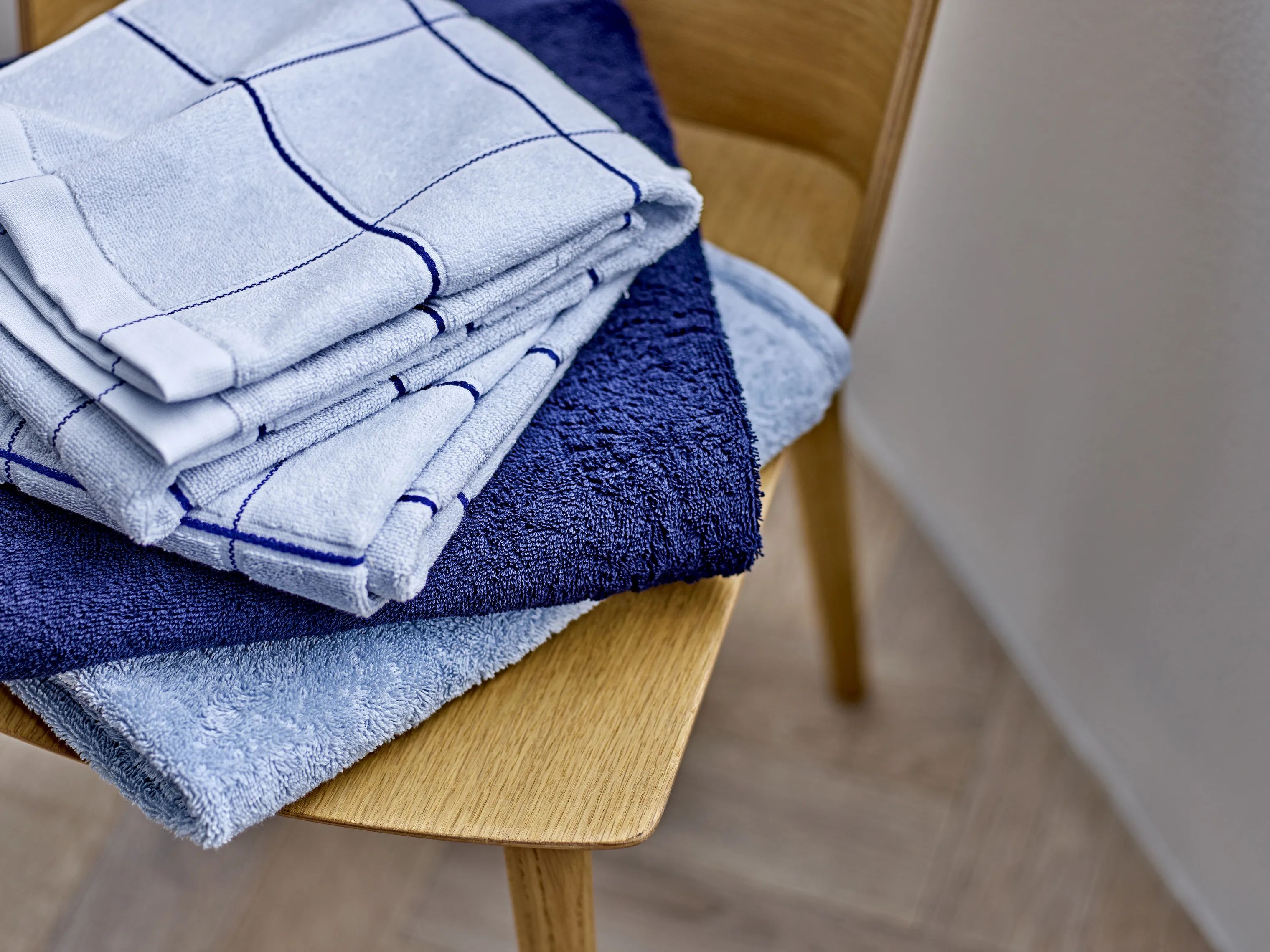 Södahl Håndklæder Organic Comfort Håndklæde i Linen blue, B70 x L140 cm, 2