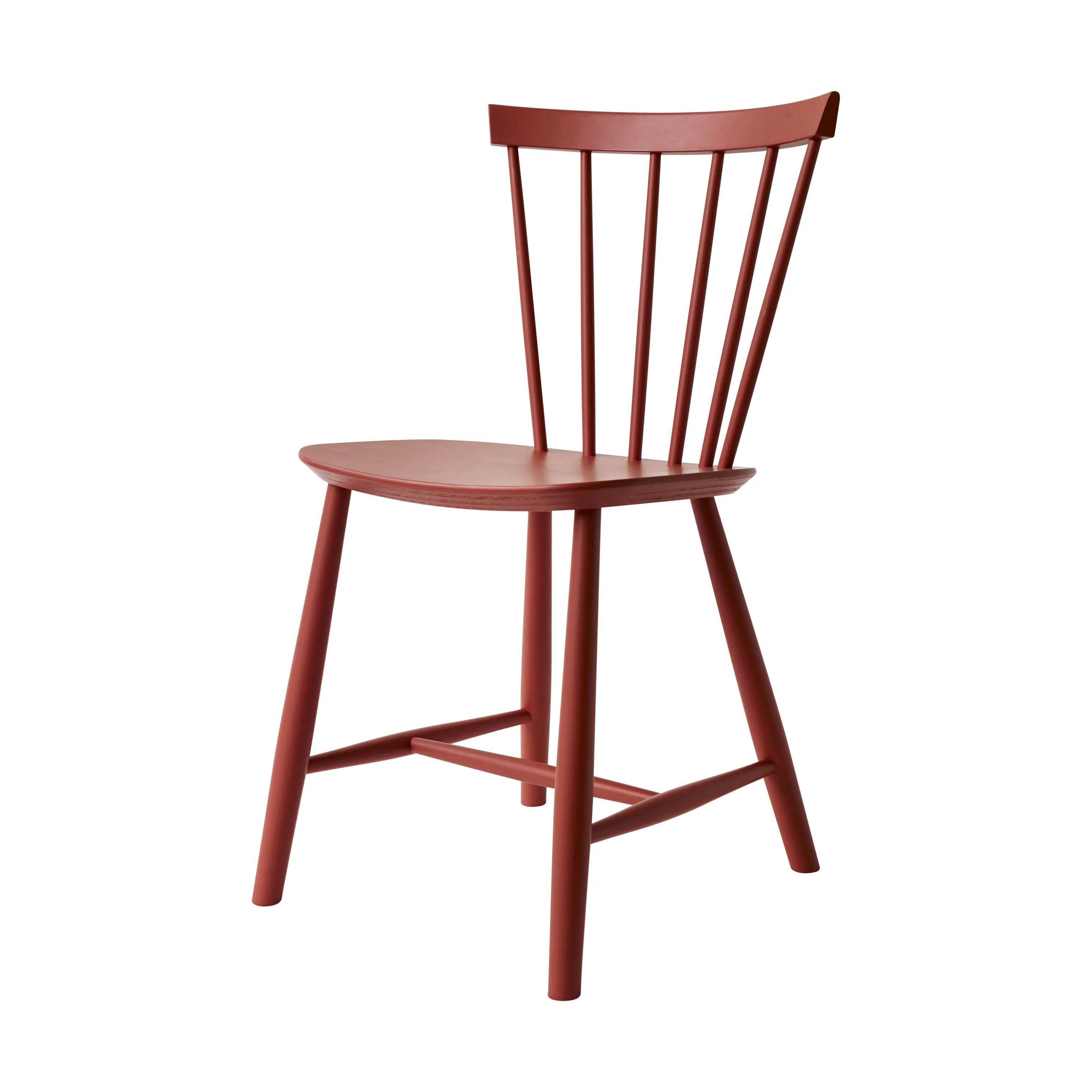 FDB Møbler Spisebordsstole J46 Spisebordsstol i Coral Red (RAL 3016), 1