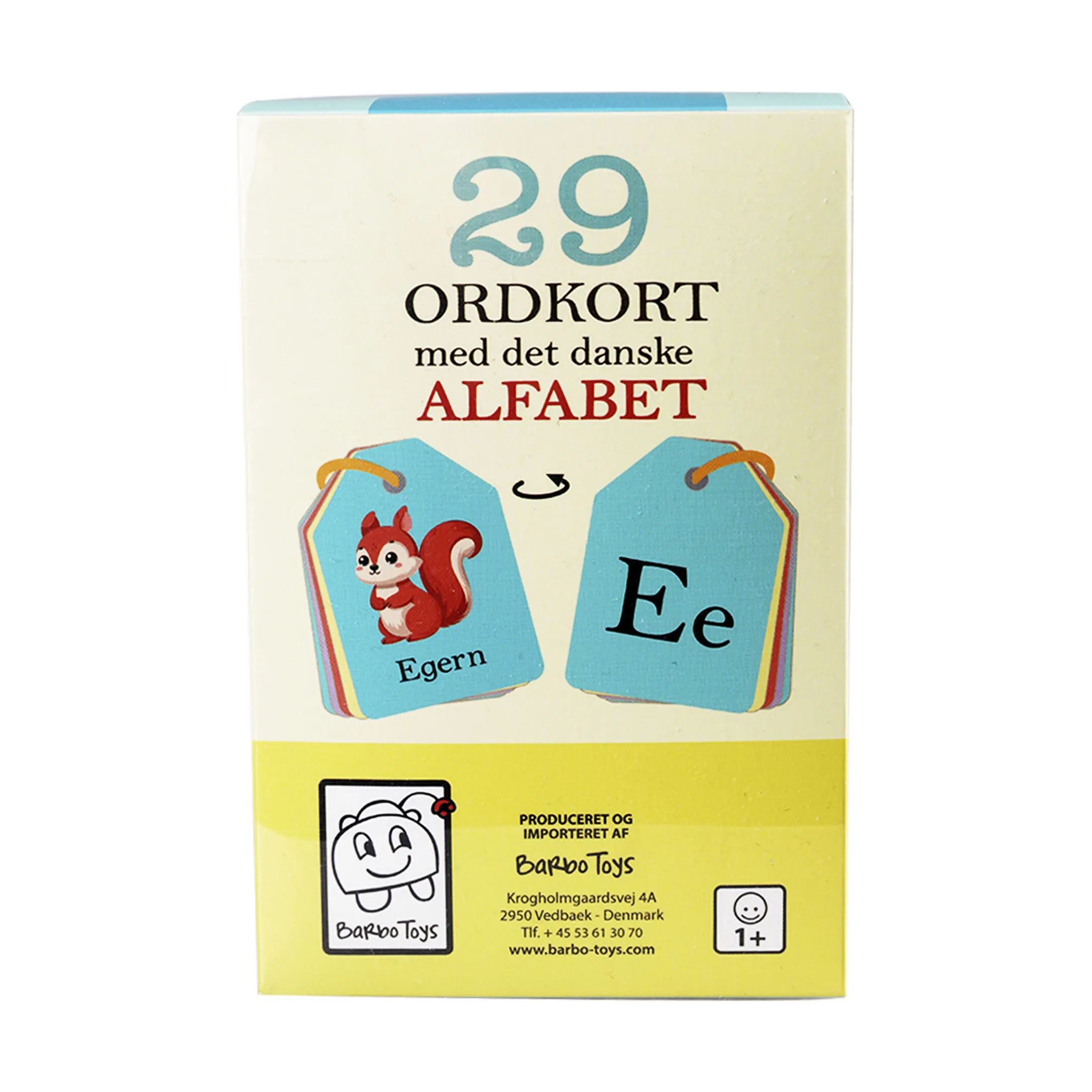 Barbo Toys Spil Barbo Classic Ordkort - Alfabetet ABC i Alfabetet, 5