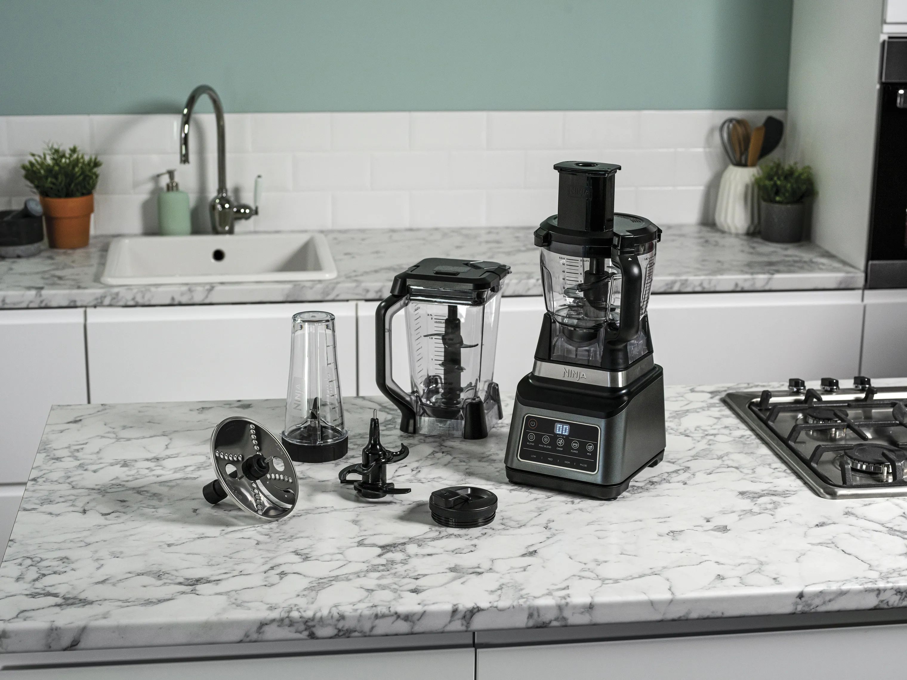 Ninja Foodprocessorer Ninja 3in1 Foodprocessor/Blender BN800EU i Sort, 2