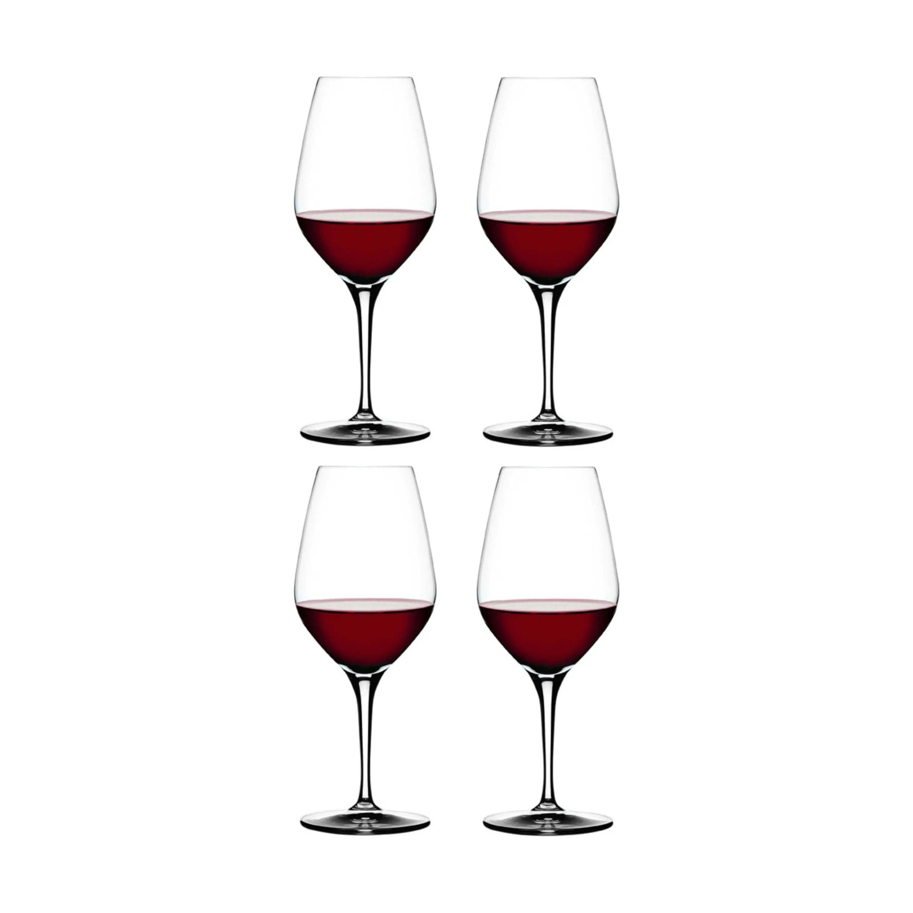 Spiegelau Rødvinsglas Authentis Bordeauxglas - 4 stk. i Klar, 65 cl, 1