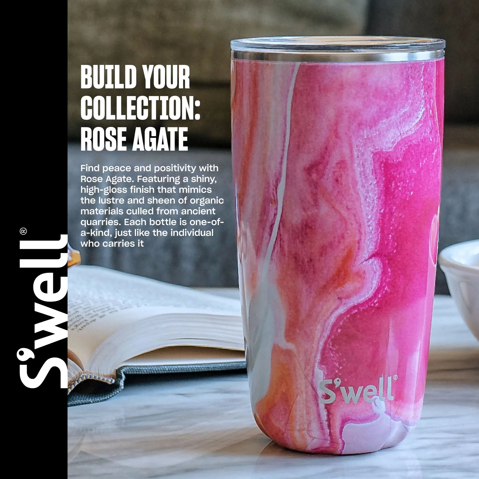 S'well Termoflasker Termoflaske i rose, 750 ml, 3