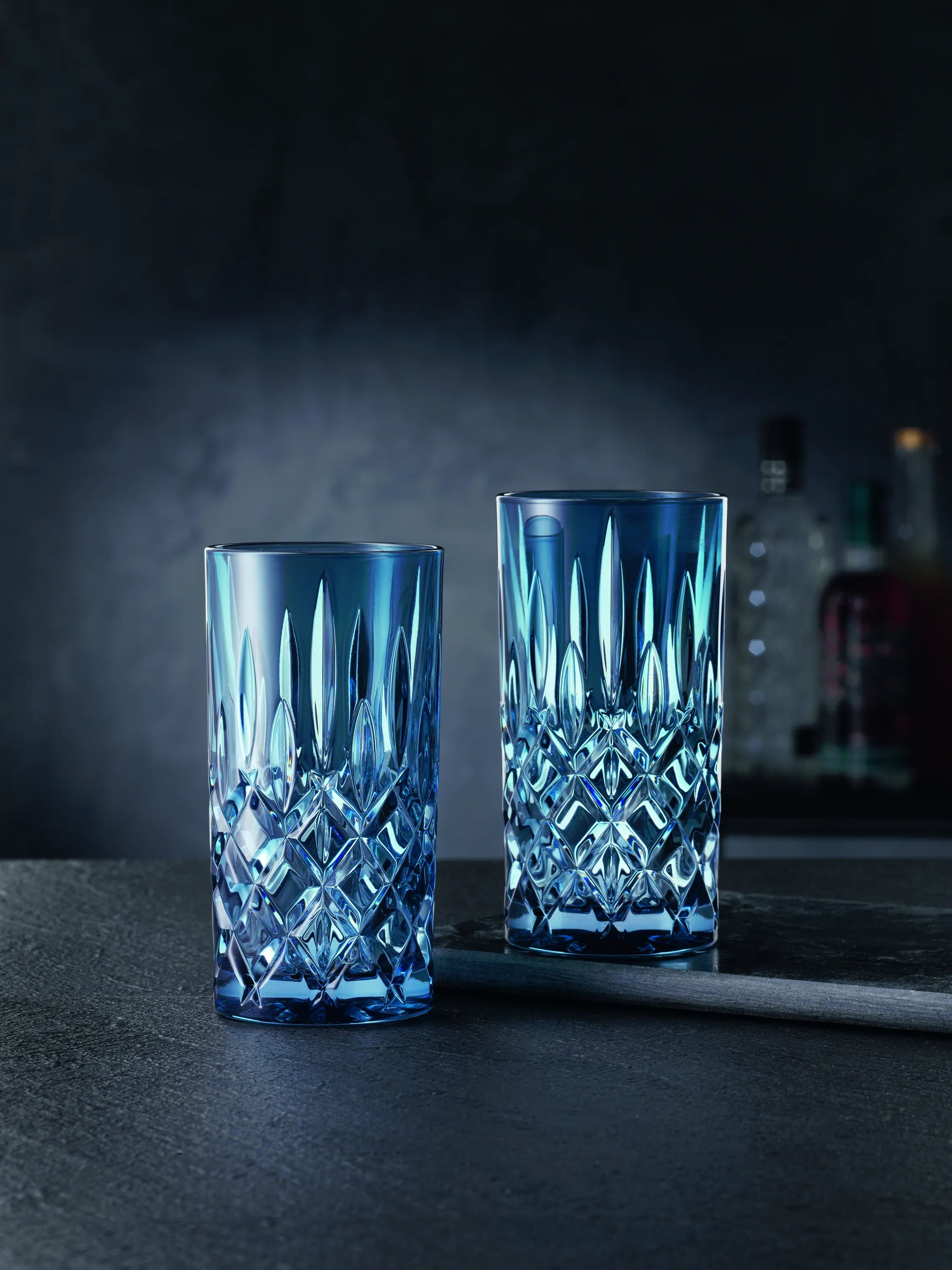 Nachtmann Highball glas Noblesse Longdrinkglas - 2 stk. i Blå, 2
