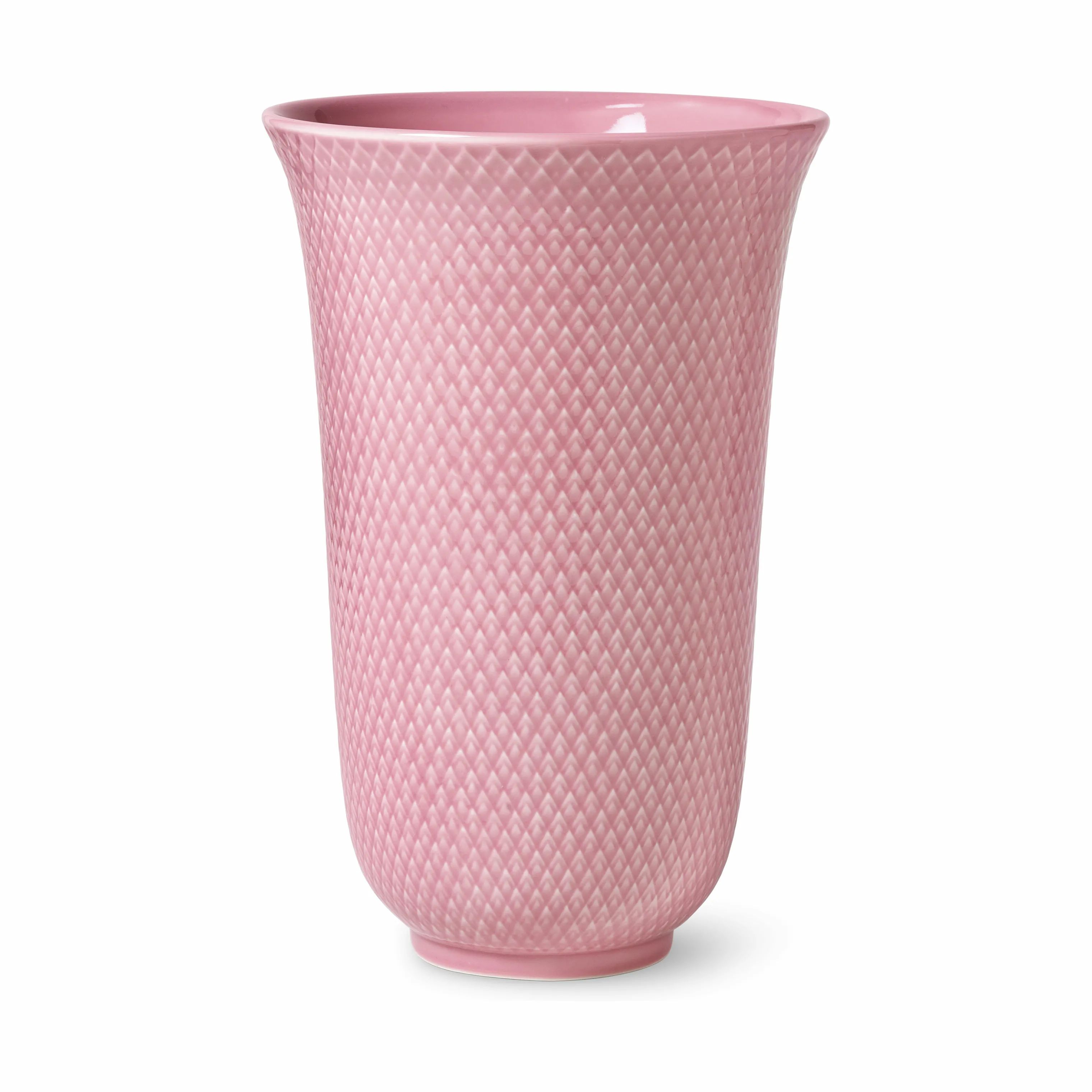 Lyngby Porcelæn Vaser Rhombe Color Vase i rosa, 1