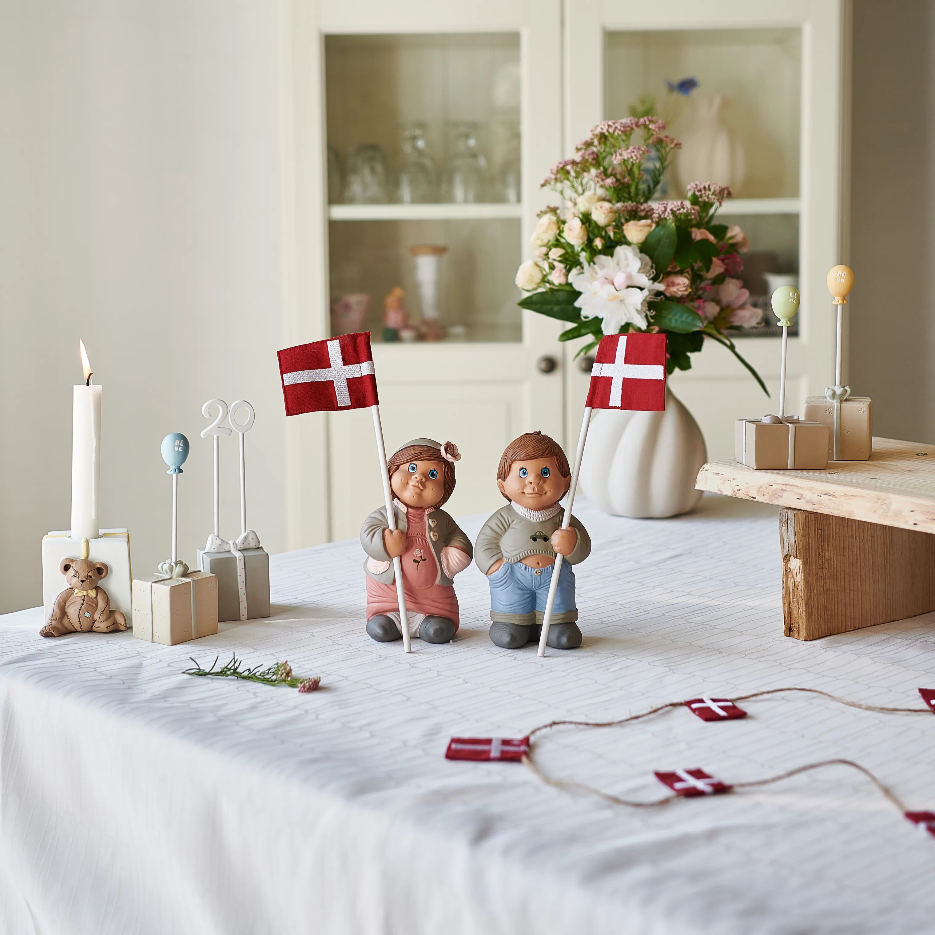 Klarborg Øvrige figurer Fødselsdagspige - Stor i Lyserød, 2