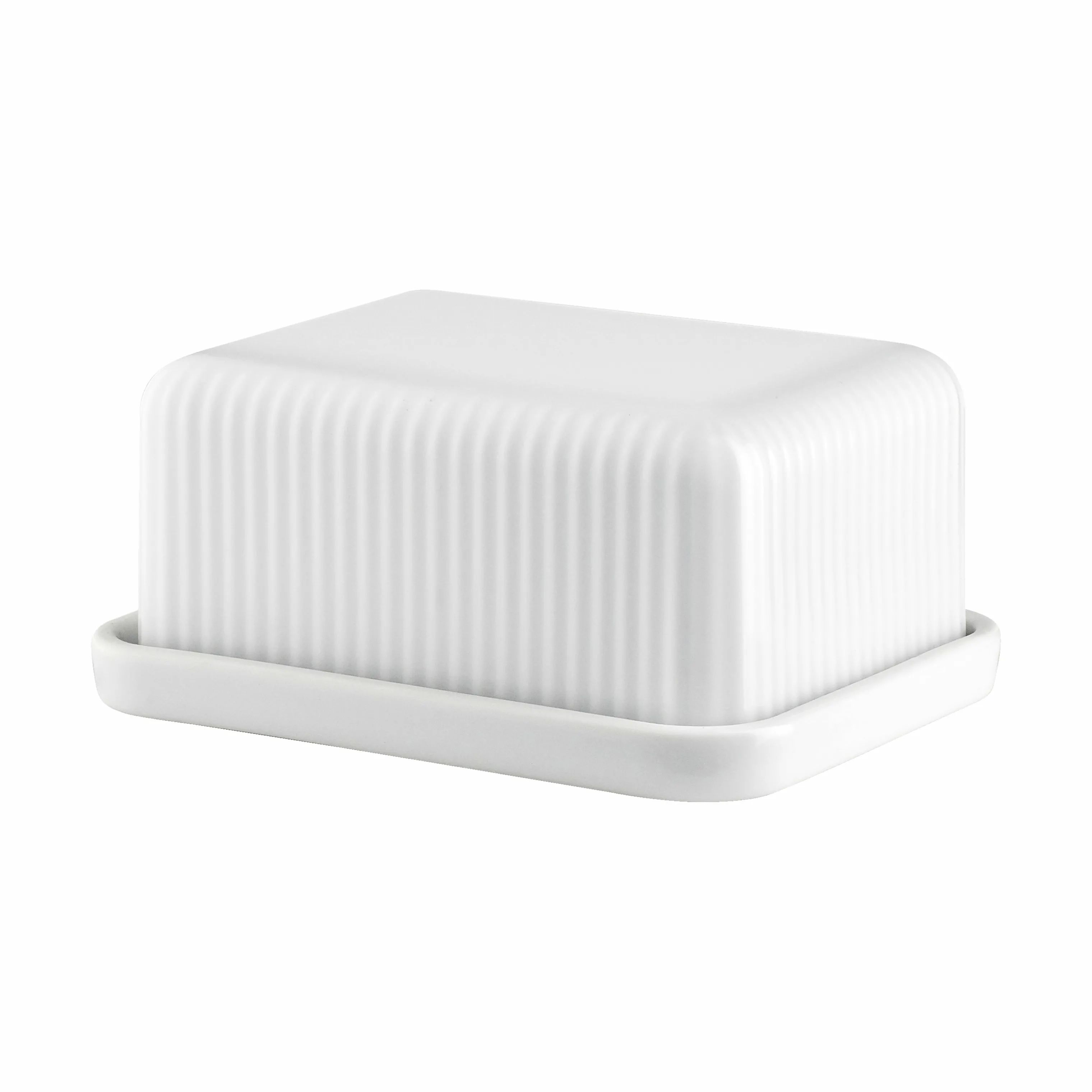 Eva Trio Smørbokse Legio Nova Smørboks i Hvid, B8 x L11 cm, 1