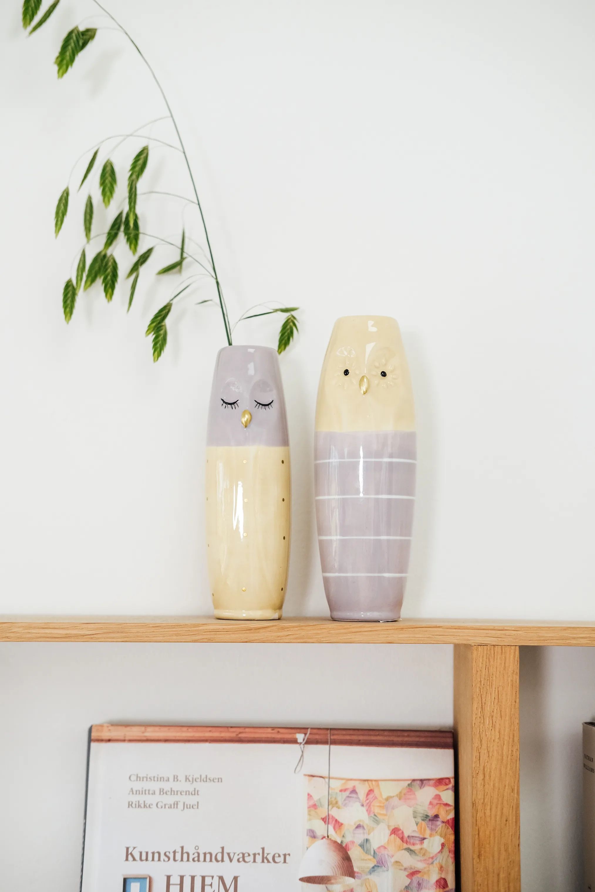 Speedtsberg Vaser Vase - Ugle i Gul, 2