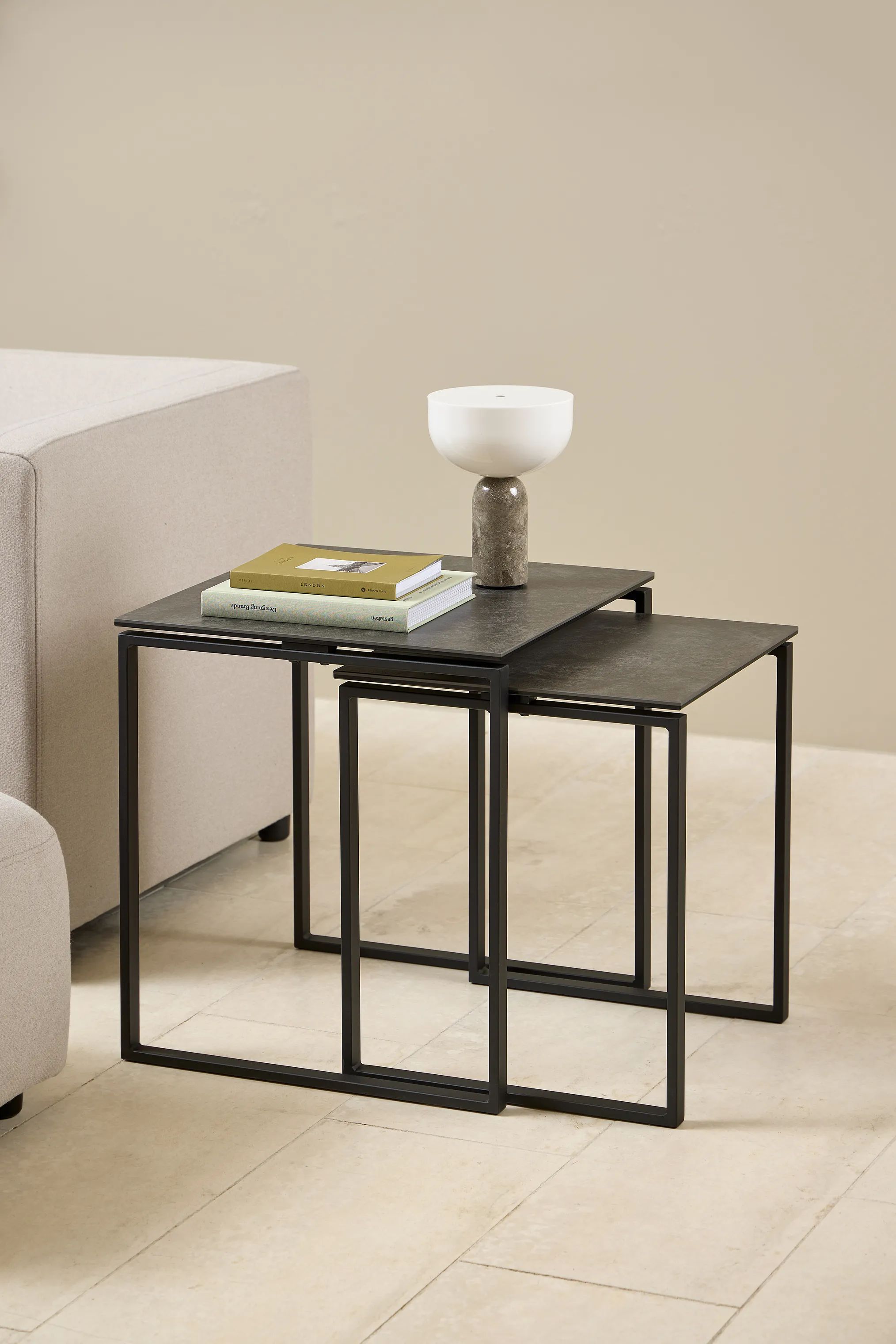 CASA Living Sofaborde Katrine Sofabordssæt - 2 stk i Sort, 2