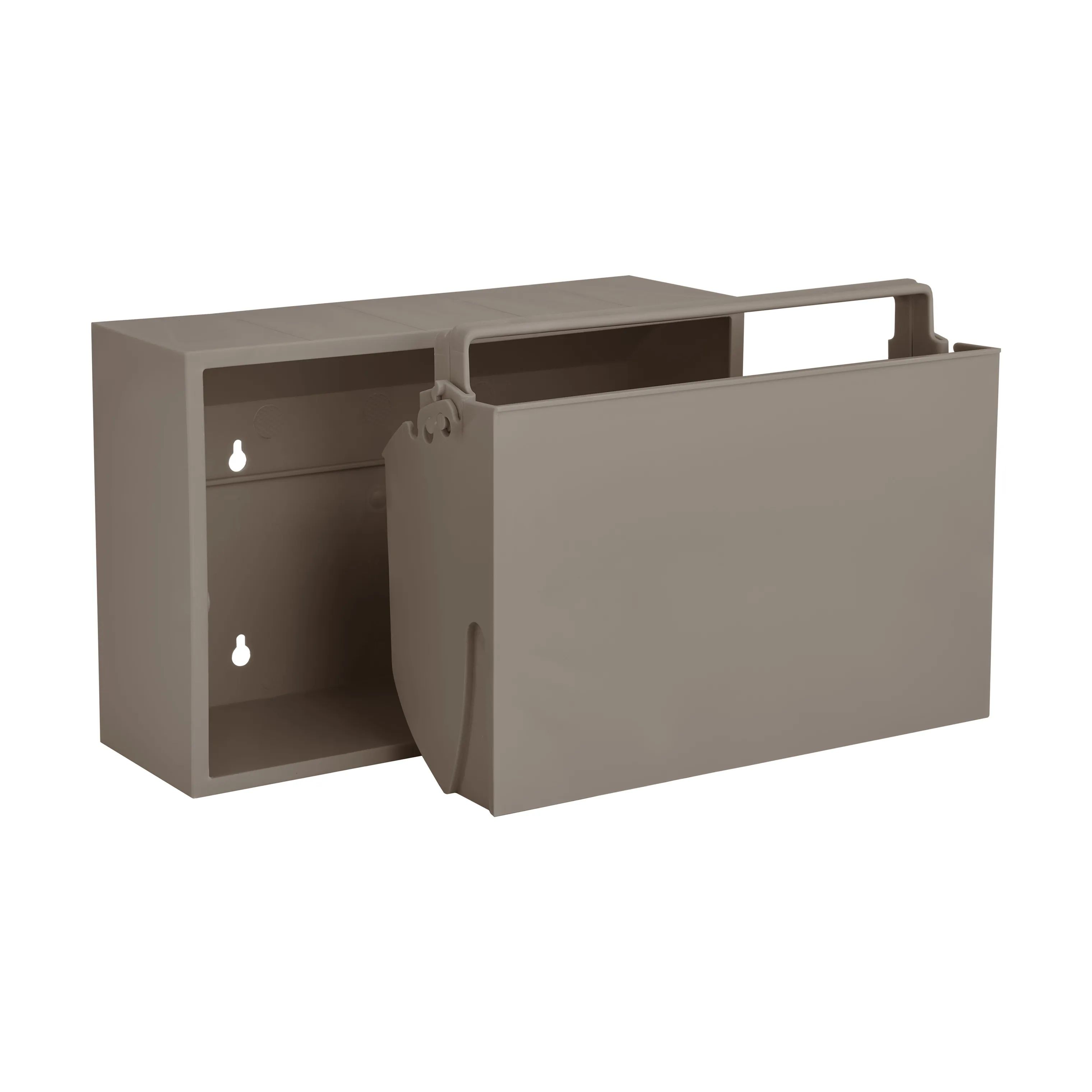 ReCollector Toiletspande Væghængt Toiletspand i Fungi Brown, 3