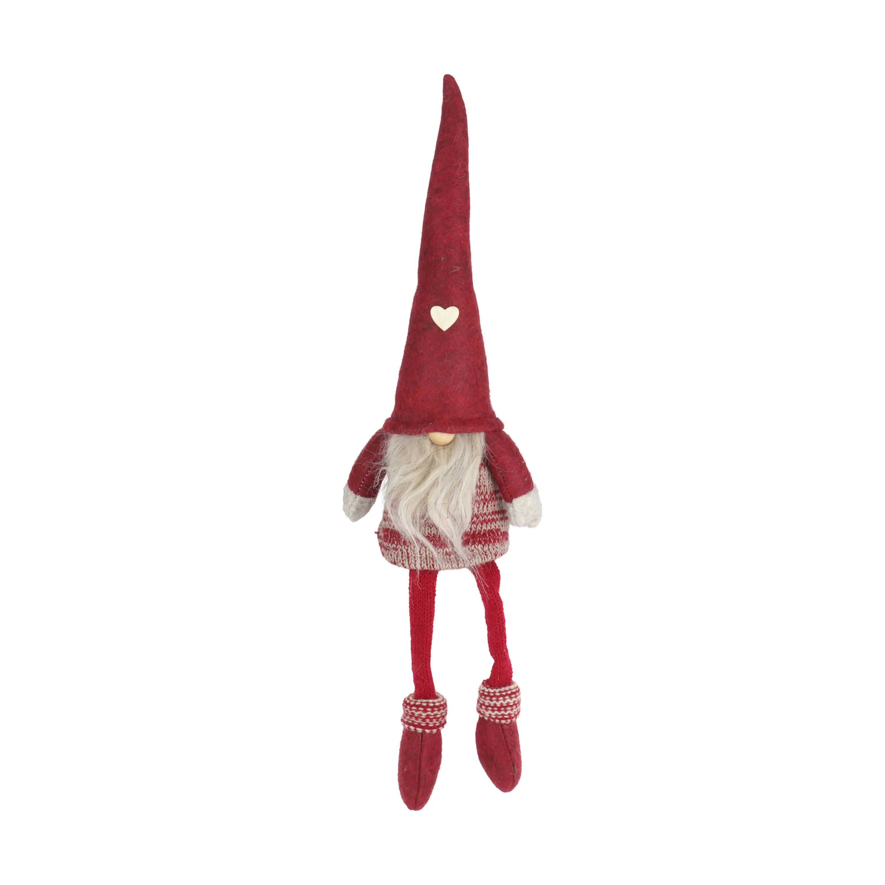 Casa Christmas Julefigurer Nisse i Mørk rød, 1