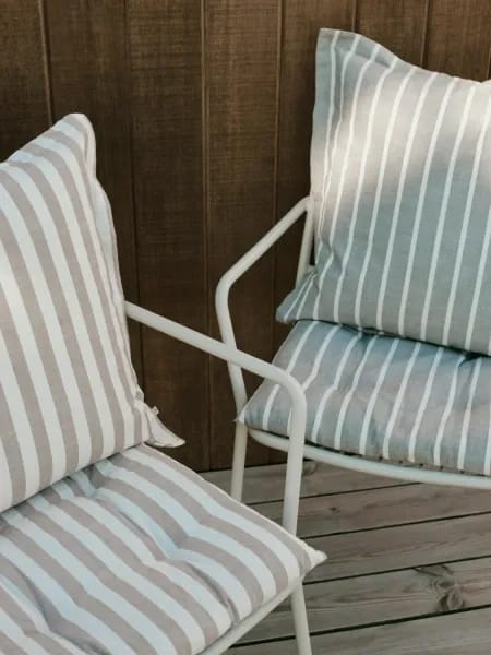 Broste Copenhagen Pyntepudebetræk Marta Pudebetræk i Taupe Warm Grey/Light Beige, 4