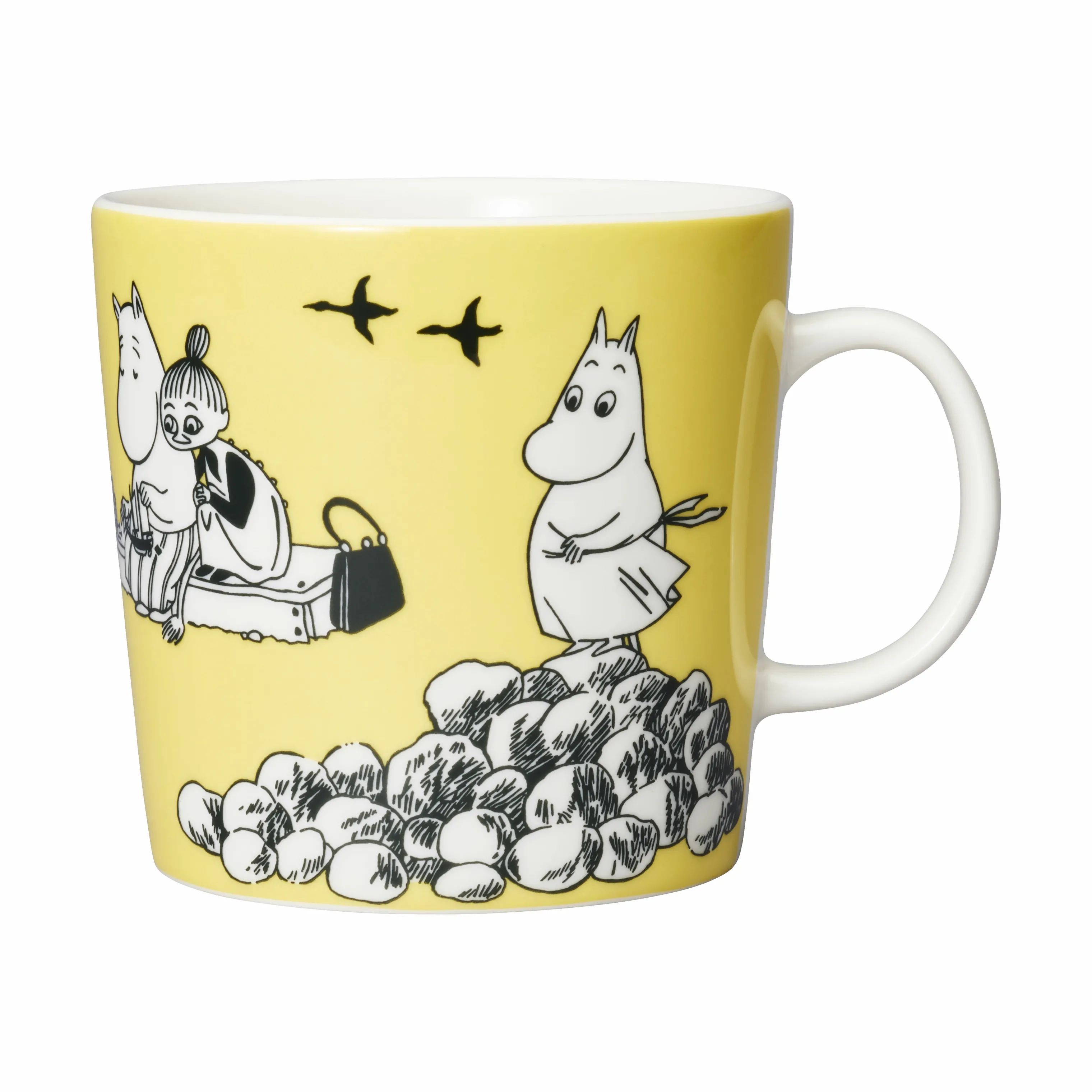 Moomin Arabia Krus og kopper med hank Moomin special Krus i Gul, 1