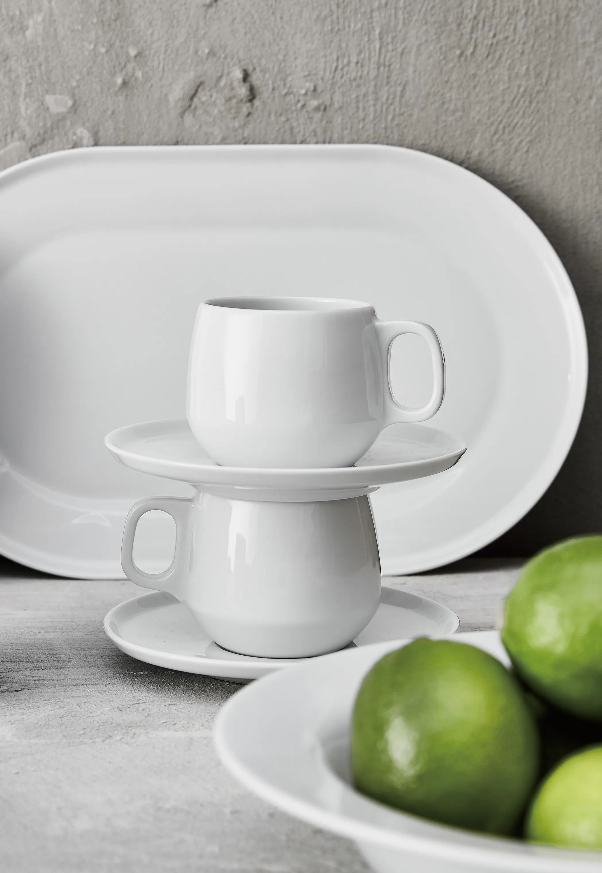 Aida Serveringsfade Enso Fad i Hvid, 0 cm, 2
