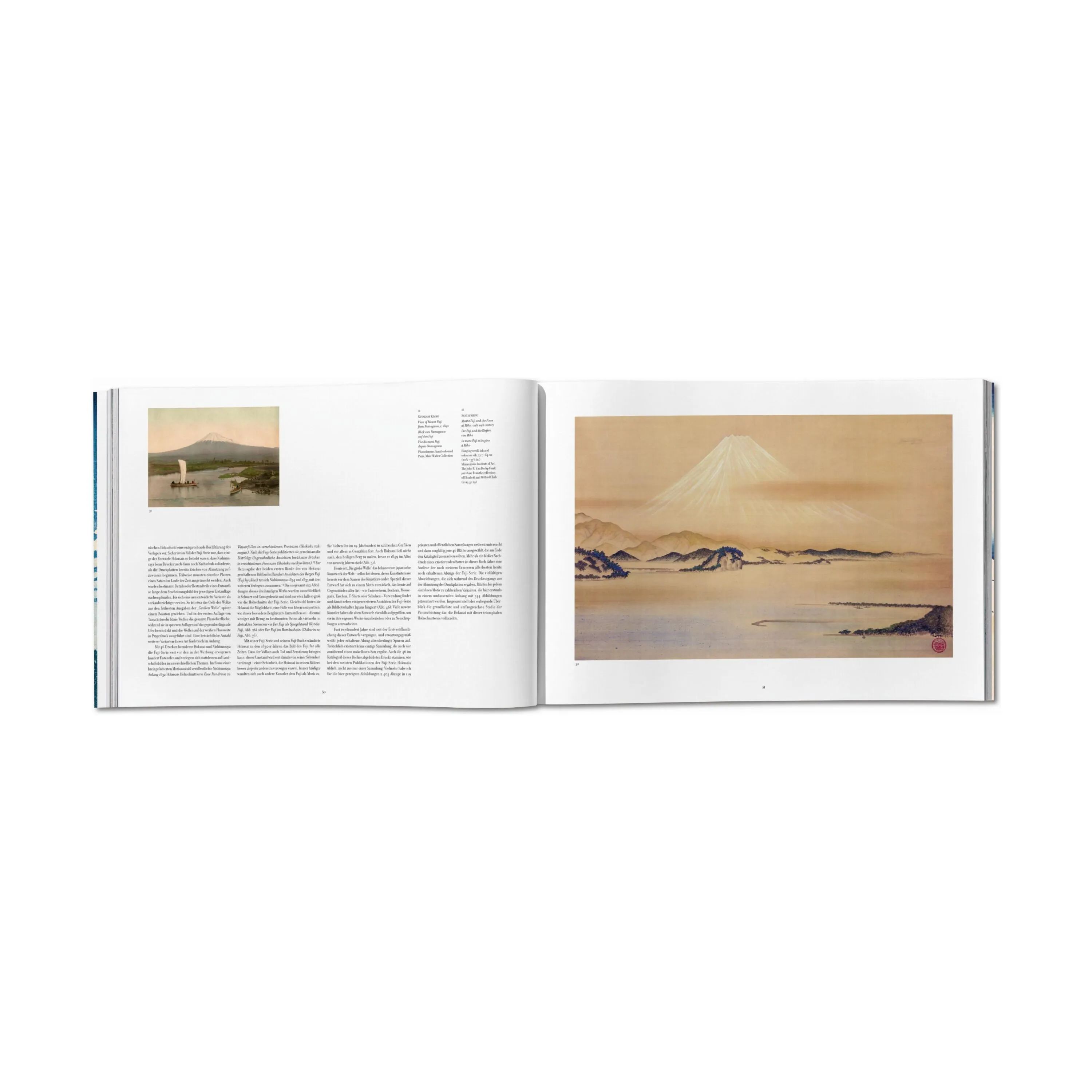 Taschen Bøger Hokusai: Thirty-six Views of Mount Fuji i Blå, 2